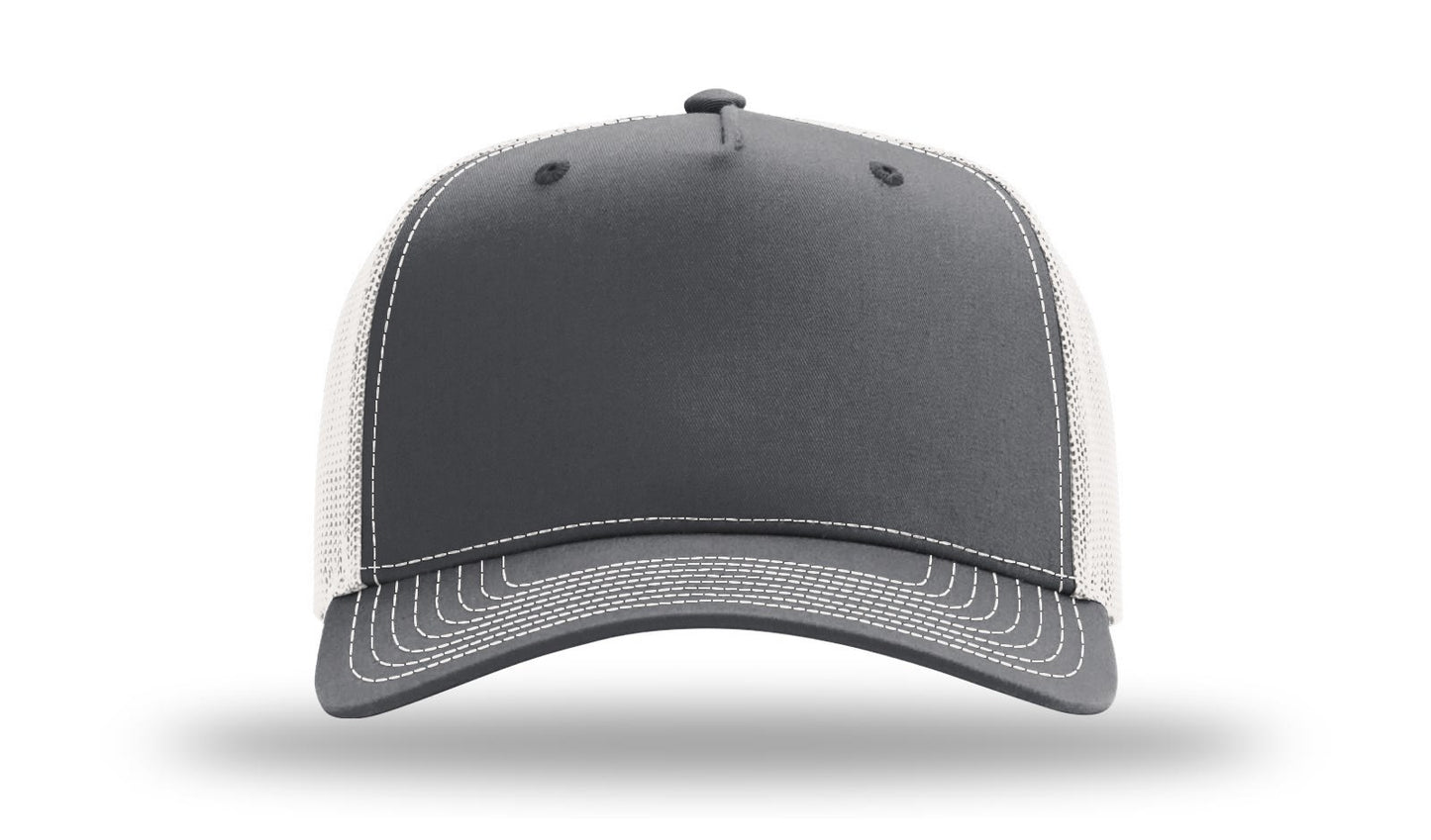 Personalized Richardson 112FPC Five Panel Champ Trucker Hat with Custom Patch