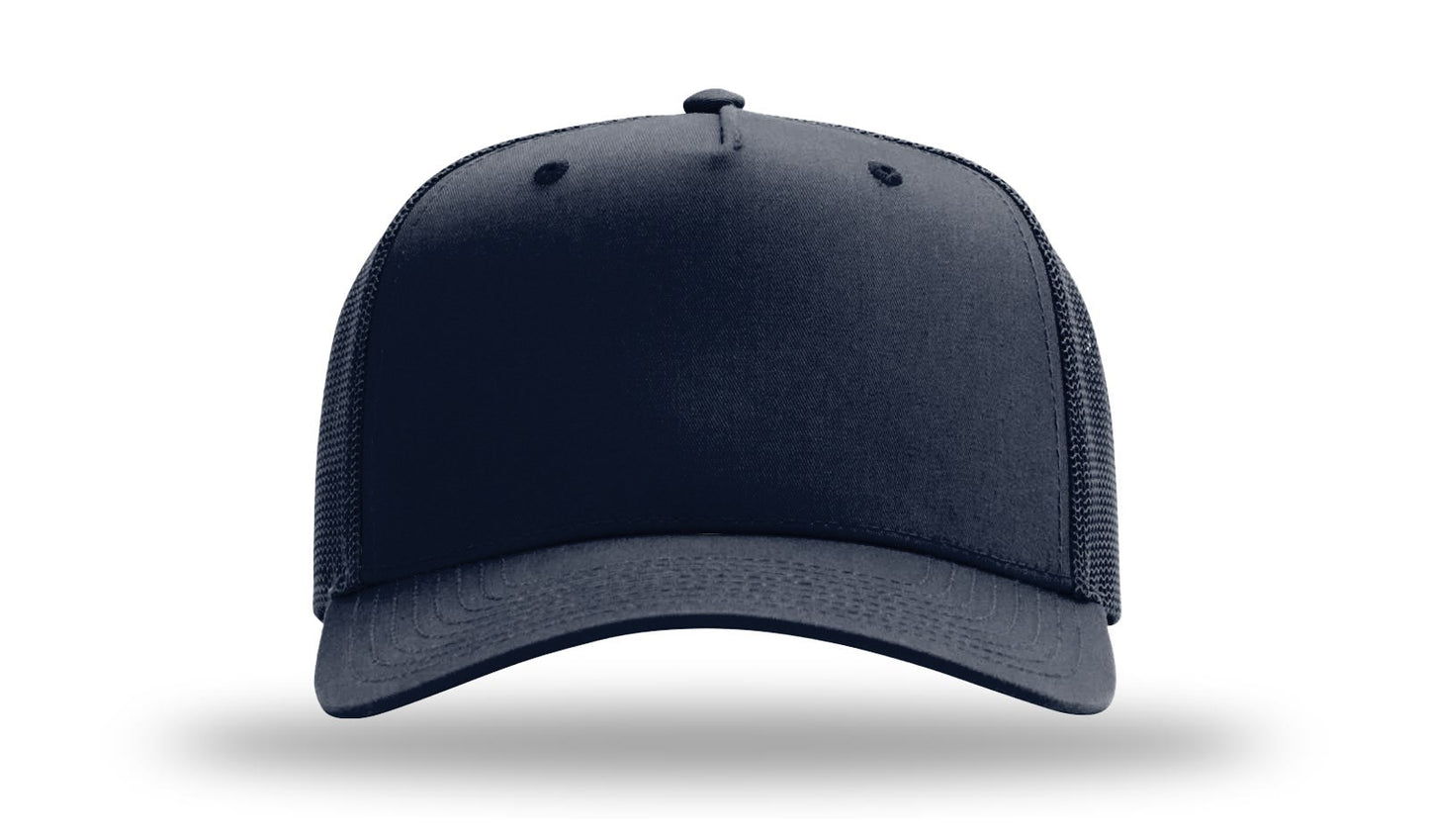 Personalized Richardson 112FPC Five Panel Champ Trucker Hat with Custom Patch