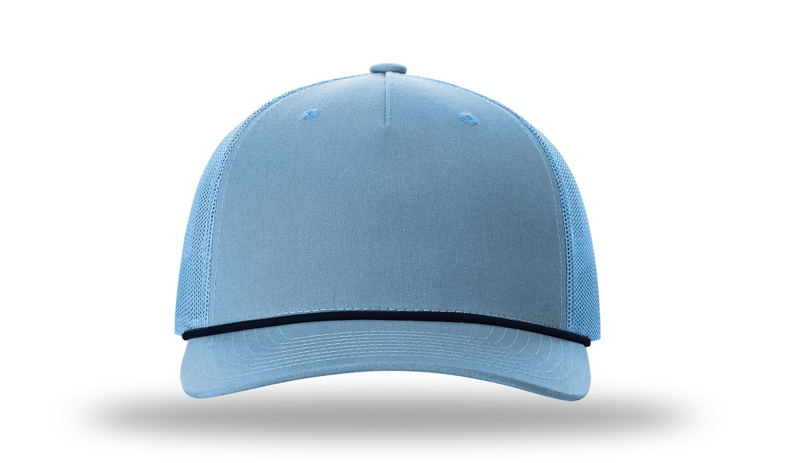 Personalized Richardson 112FPR Five Panel Trucker Hat with Rope with Custom Patch