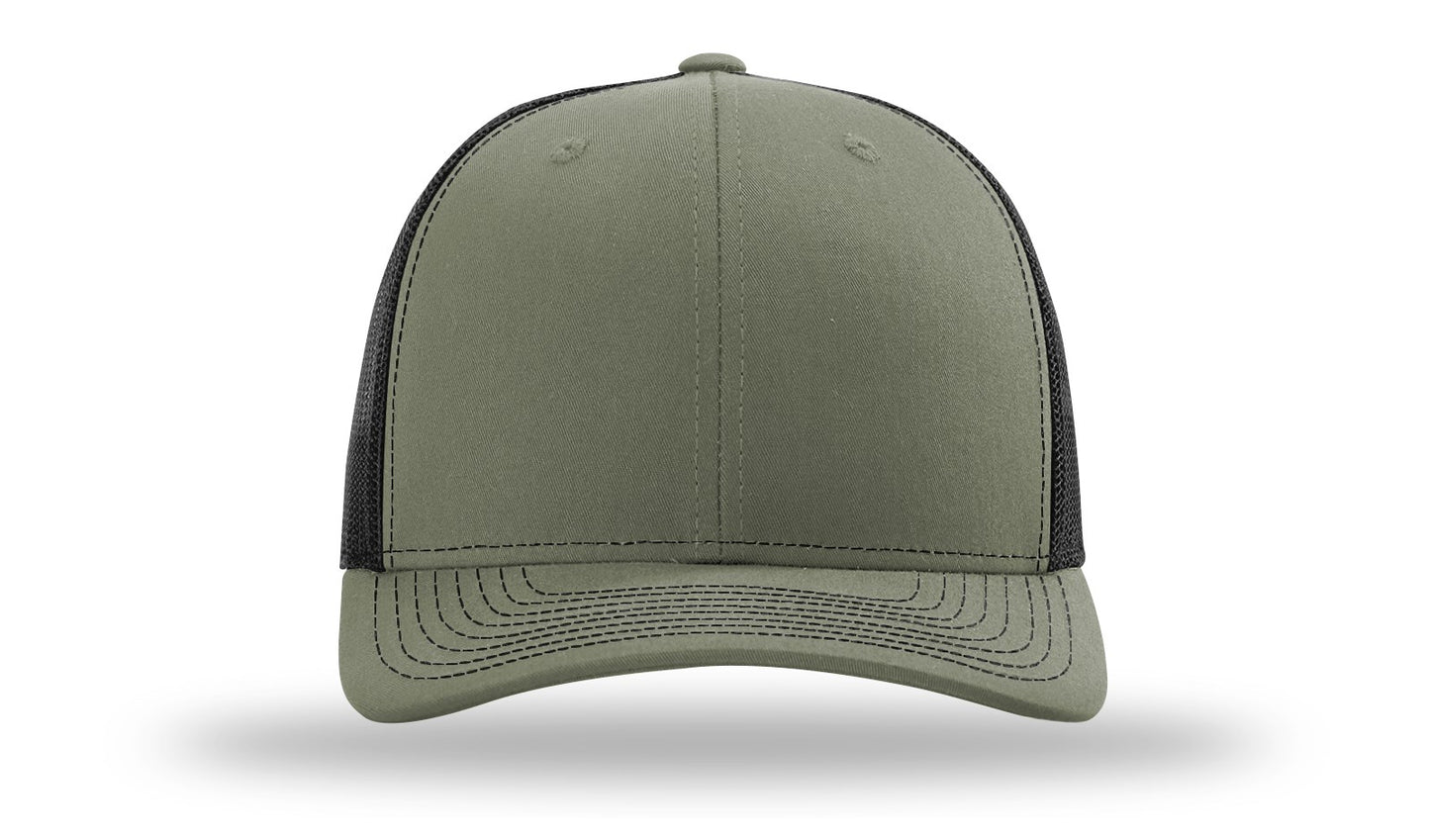 Personalized Richardson 112PL / 112+ R_FLEX Adjustable Trucker Hat with Custom Patch