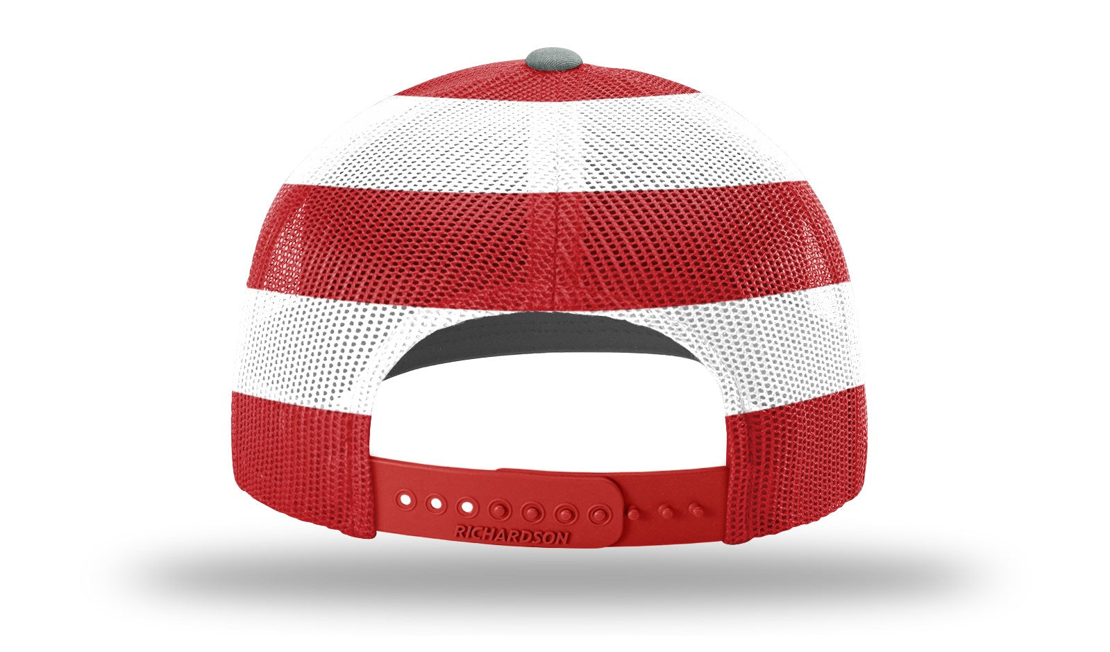 Richardson 112pm Heather Grey Stars Stripes back