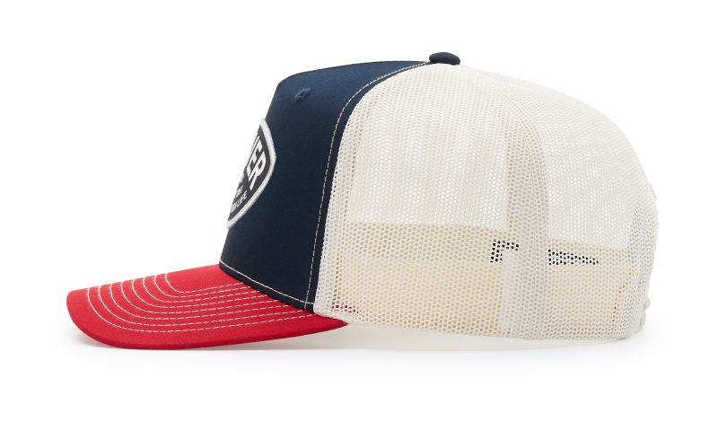 Personalized Richardson 112FPC Five Panel Champ Trucker Hat with Custom Patch