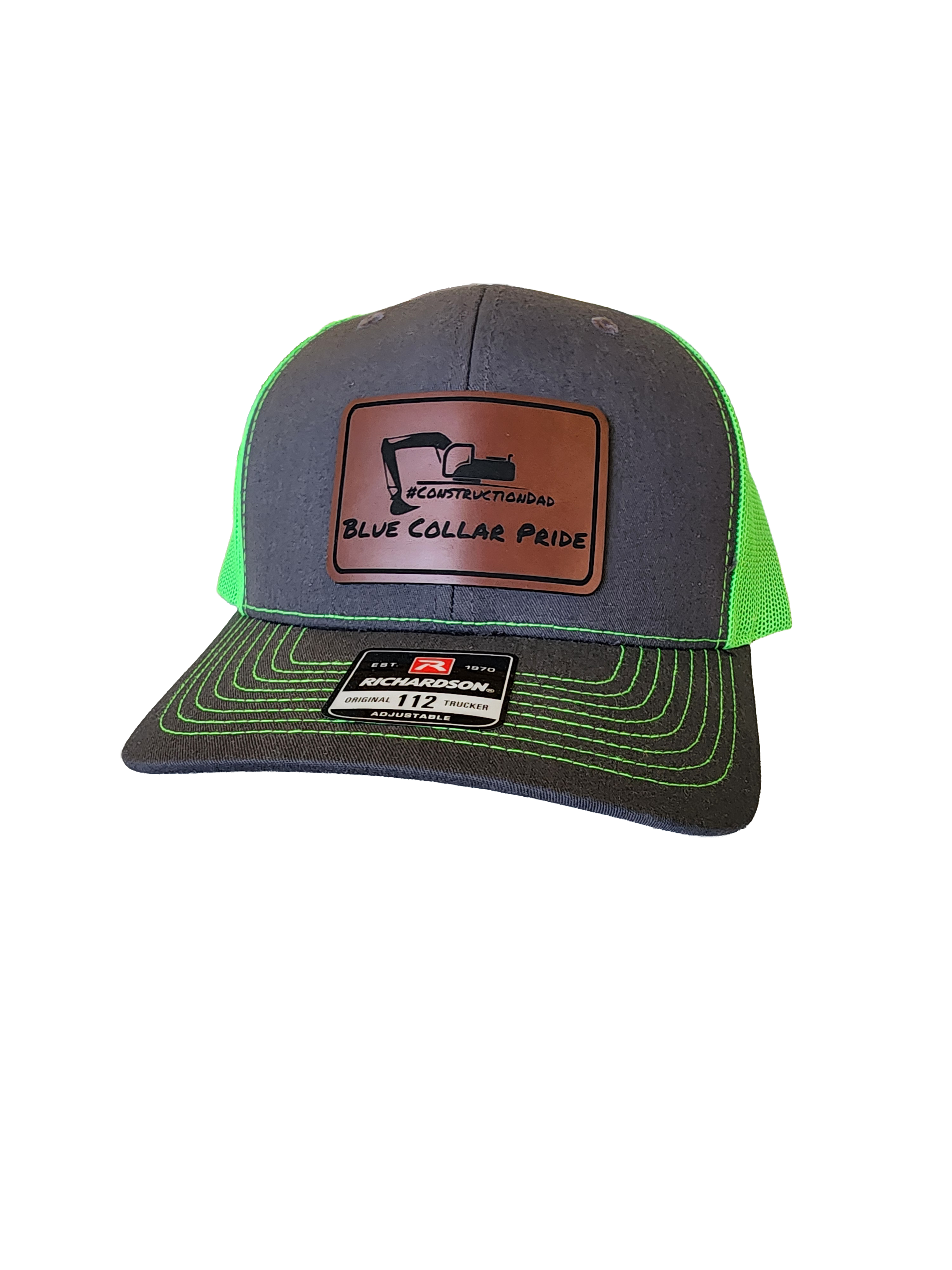 #ConstructionDad Blue Collar Pride Trucker Hat - Richardson 112