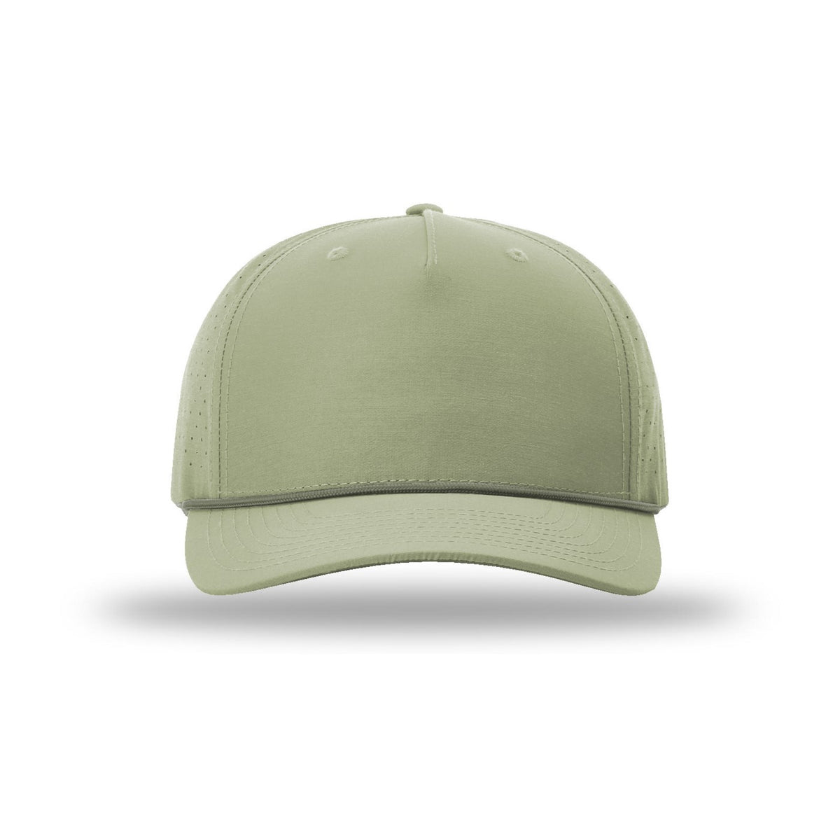 Richardson 355 rope hat in Light Olive/Olive, front view