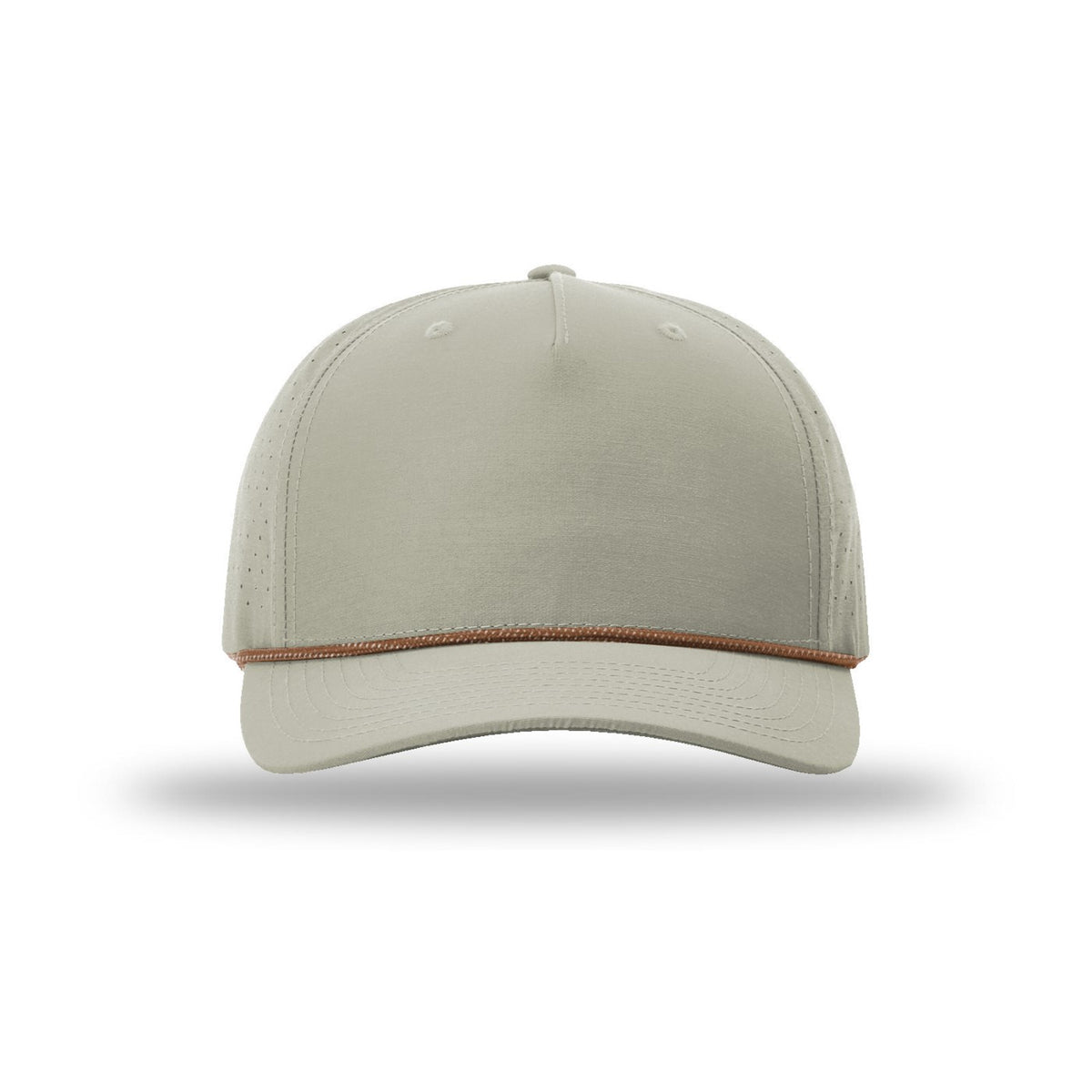 Richardson 355 rope hat in Trench Coat/Russet-Grey, front view