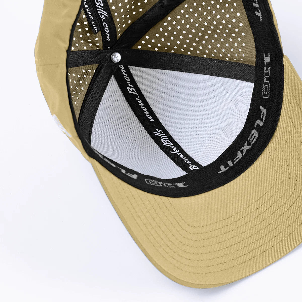 Personalized Branded Bills 500-00X | CURVED PERFORMANCE Trucker Hat with Custom Design