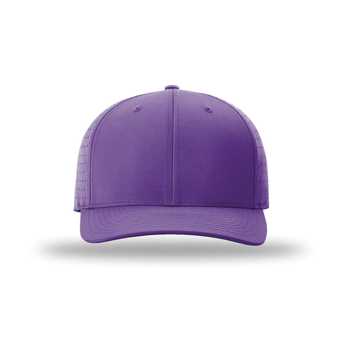Richardson 632 Laser Perf R-Flex hat, Purple, front view