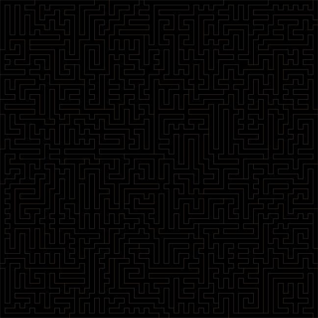 Acrylic Fractal Puzzle - Solid