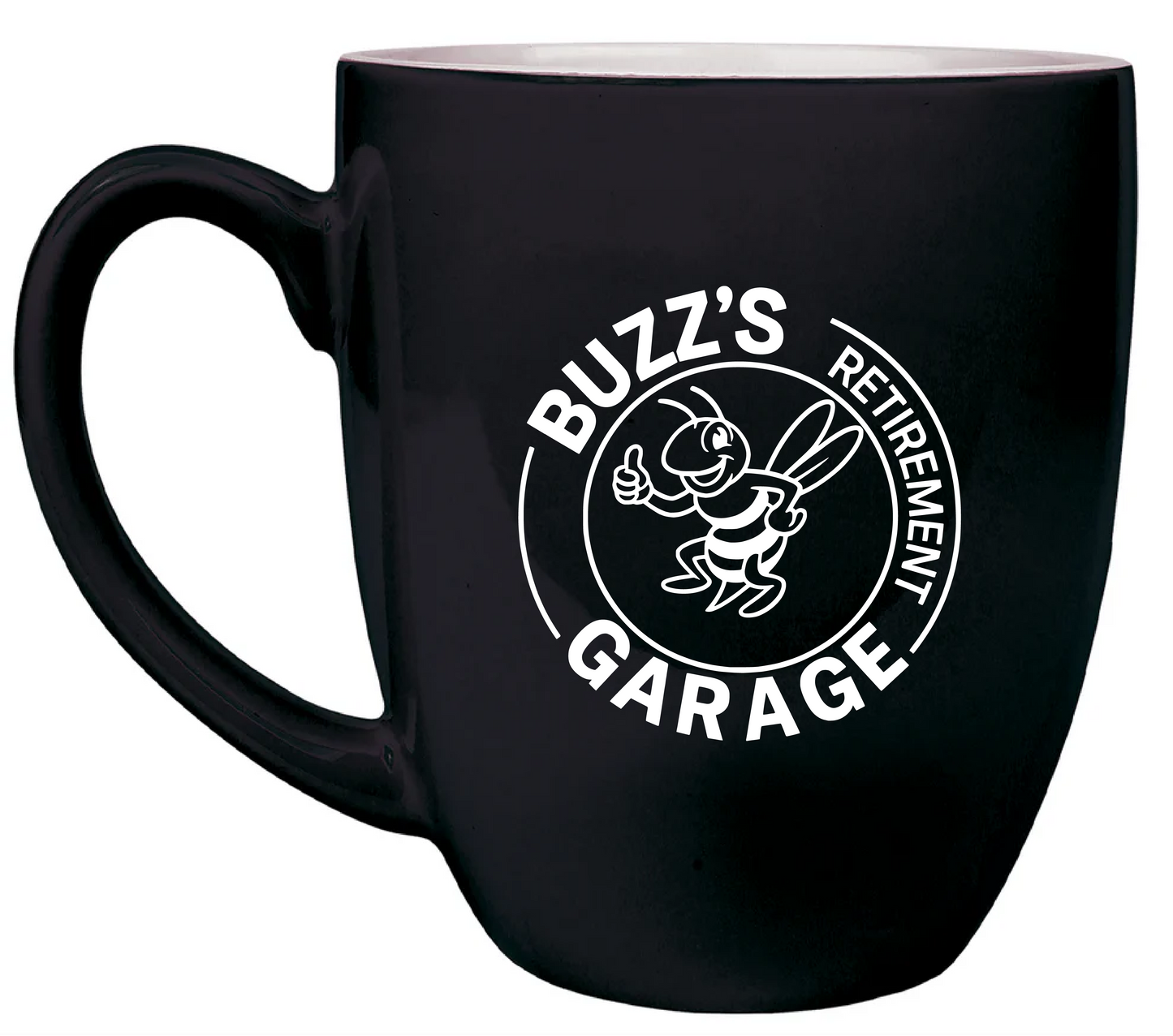 Buzz's Retirement Garage 16oz Ceramic Mug
