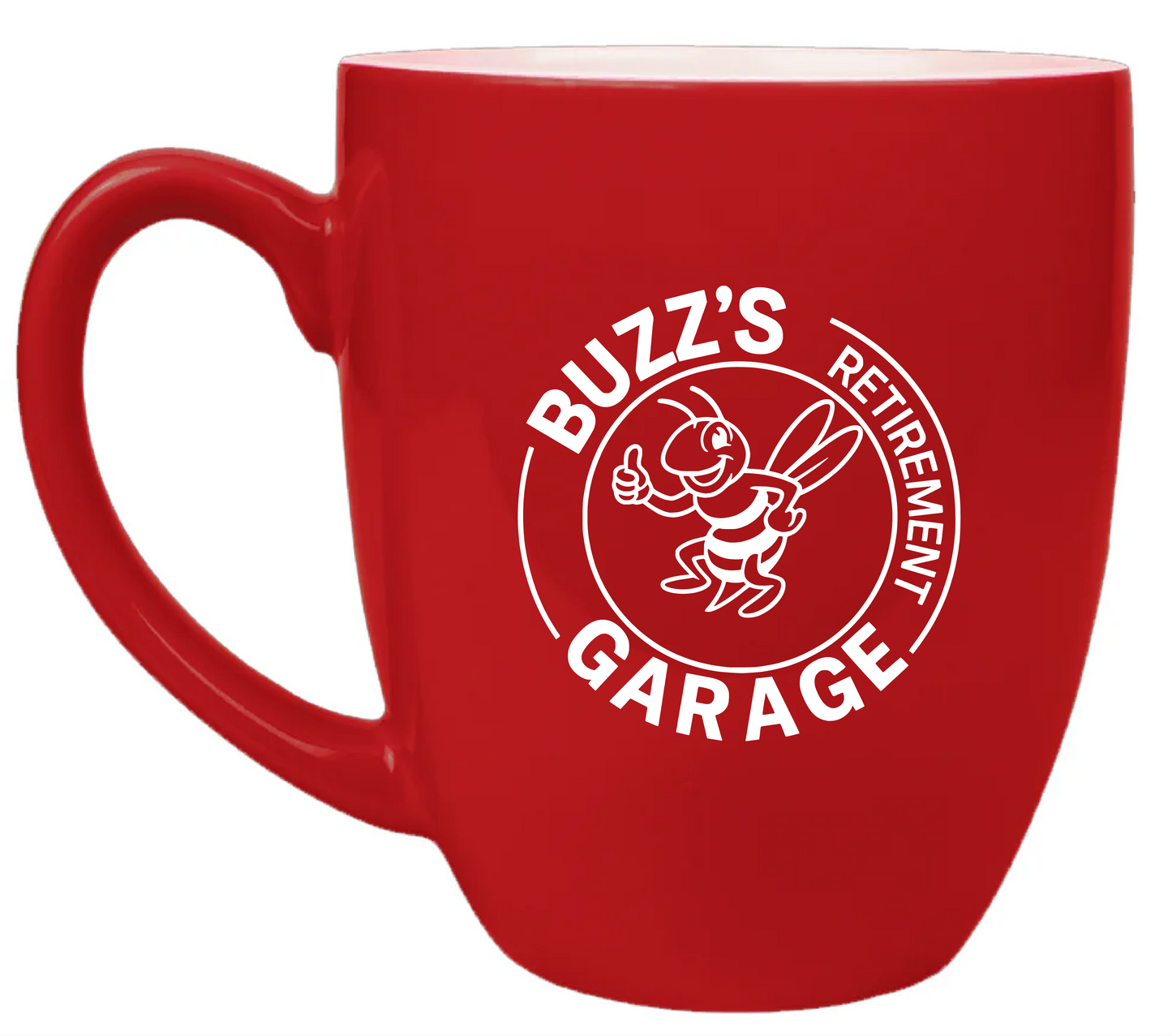 Buzz's Retirement Garage 16oz Ceramic Mug