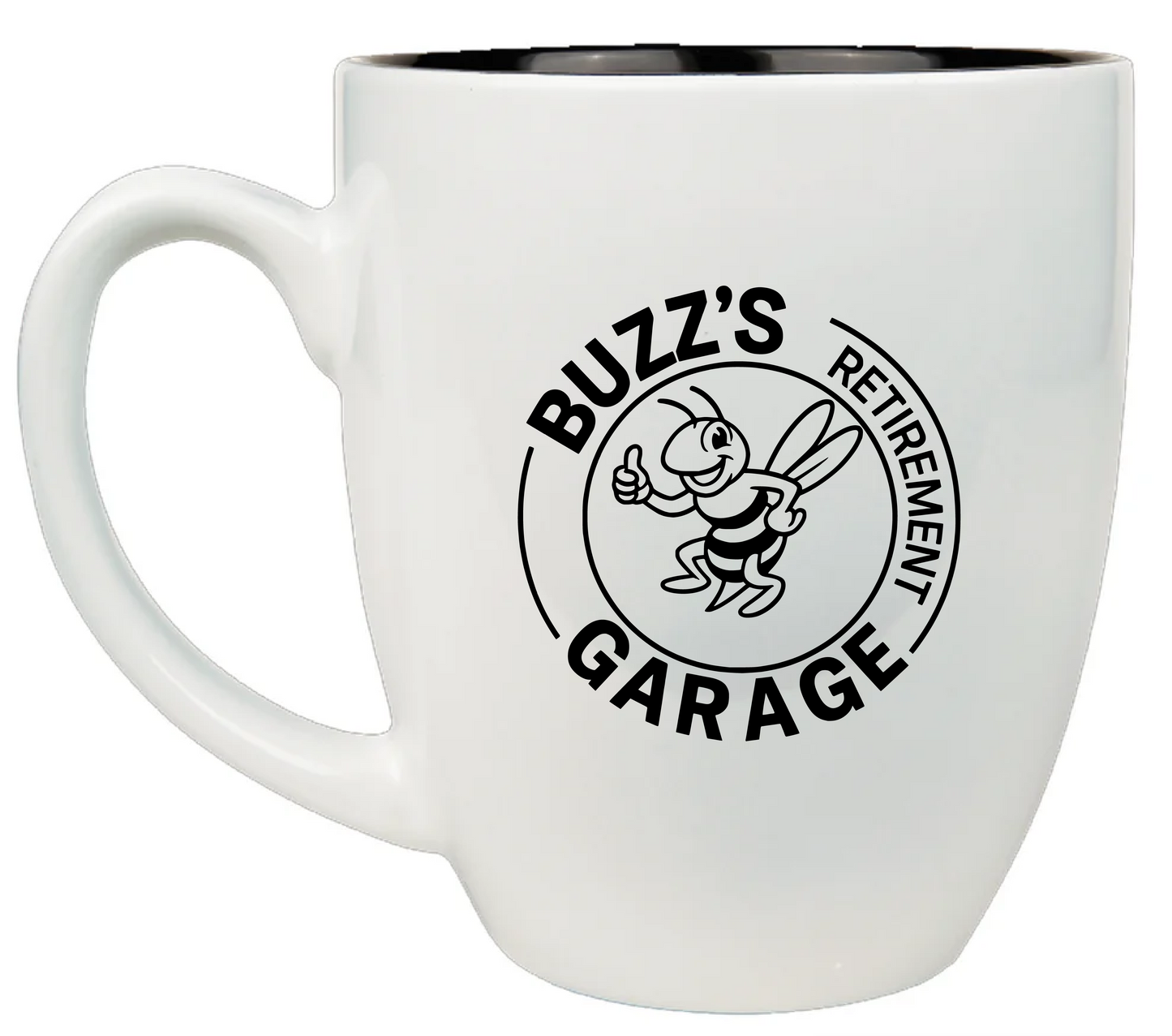 Buzz's Retirement Garage 16oz Ceramic Mug