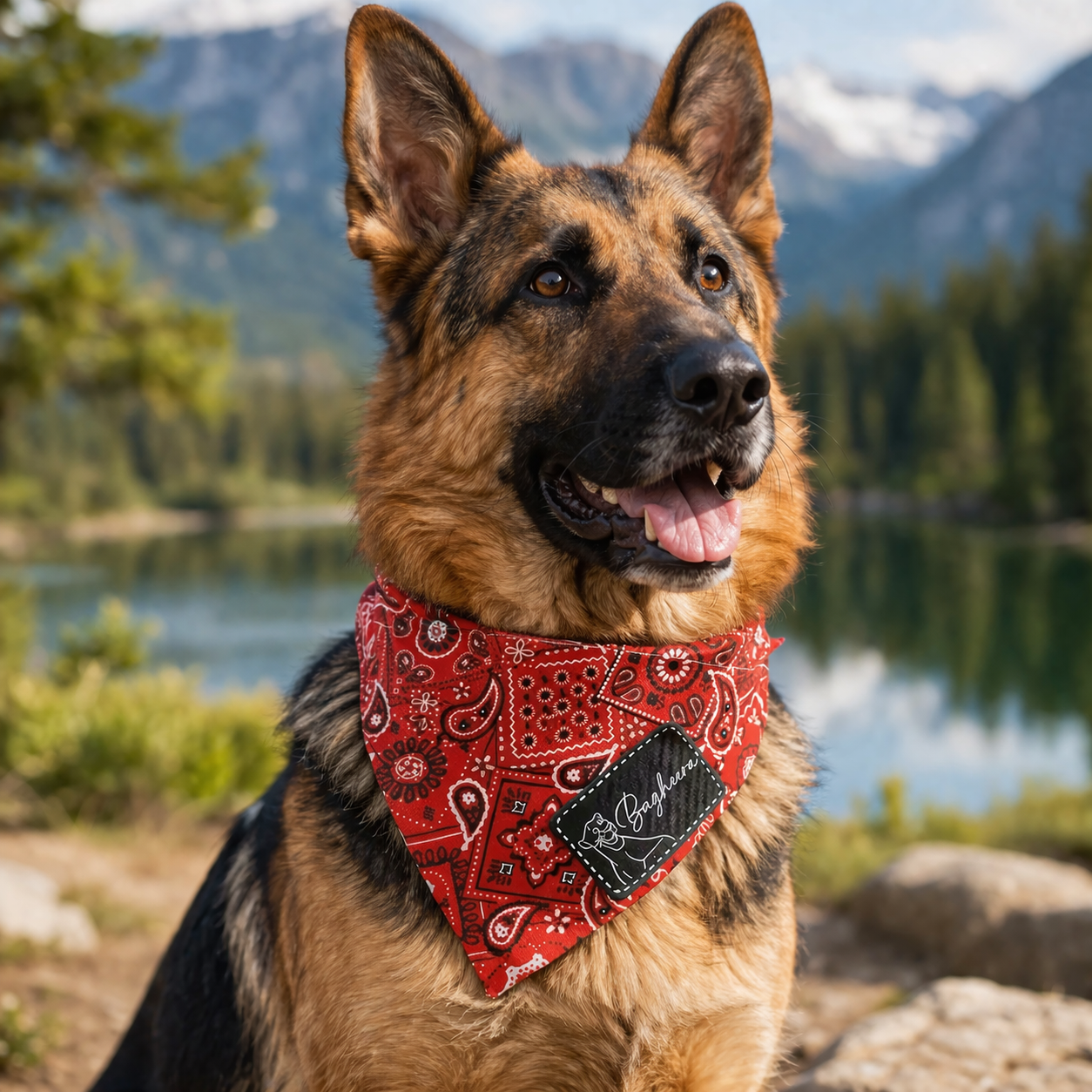 Personalized Dog Bandanas - Paisley Theme Designs