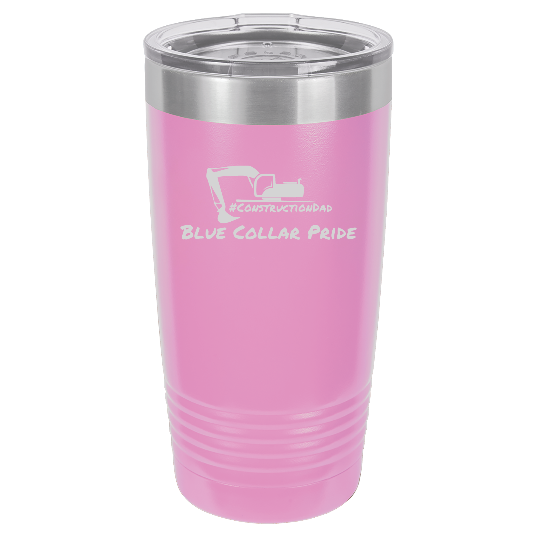 ConstructionDad 20 oz. Vacuum Insulated Ringneck Tumbler with Clear Lid - Polar Camel