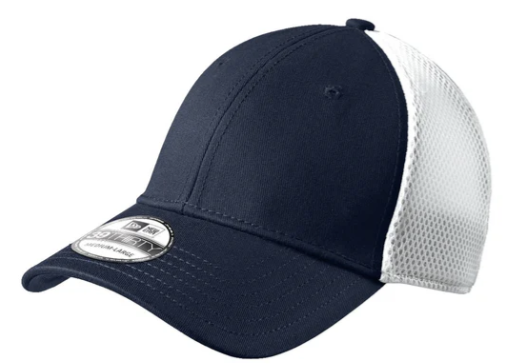 New Era 39Thirty Stretch Mesh Hat with Custom Patch