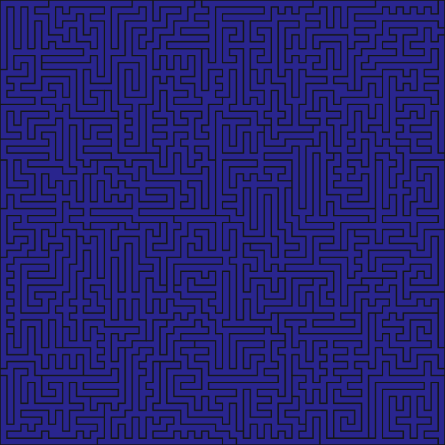 Acrylic Fractal Puzzle - Solid