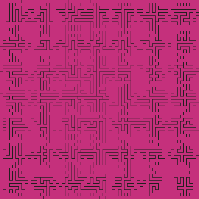 Acrylic Fractal Puzzle - Solid