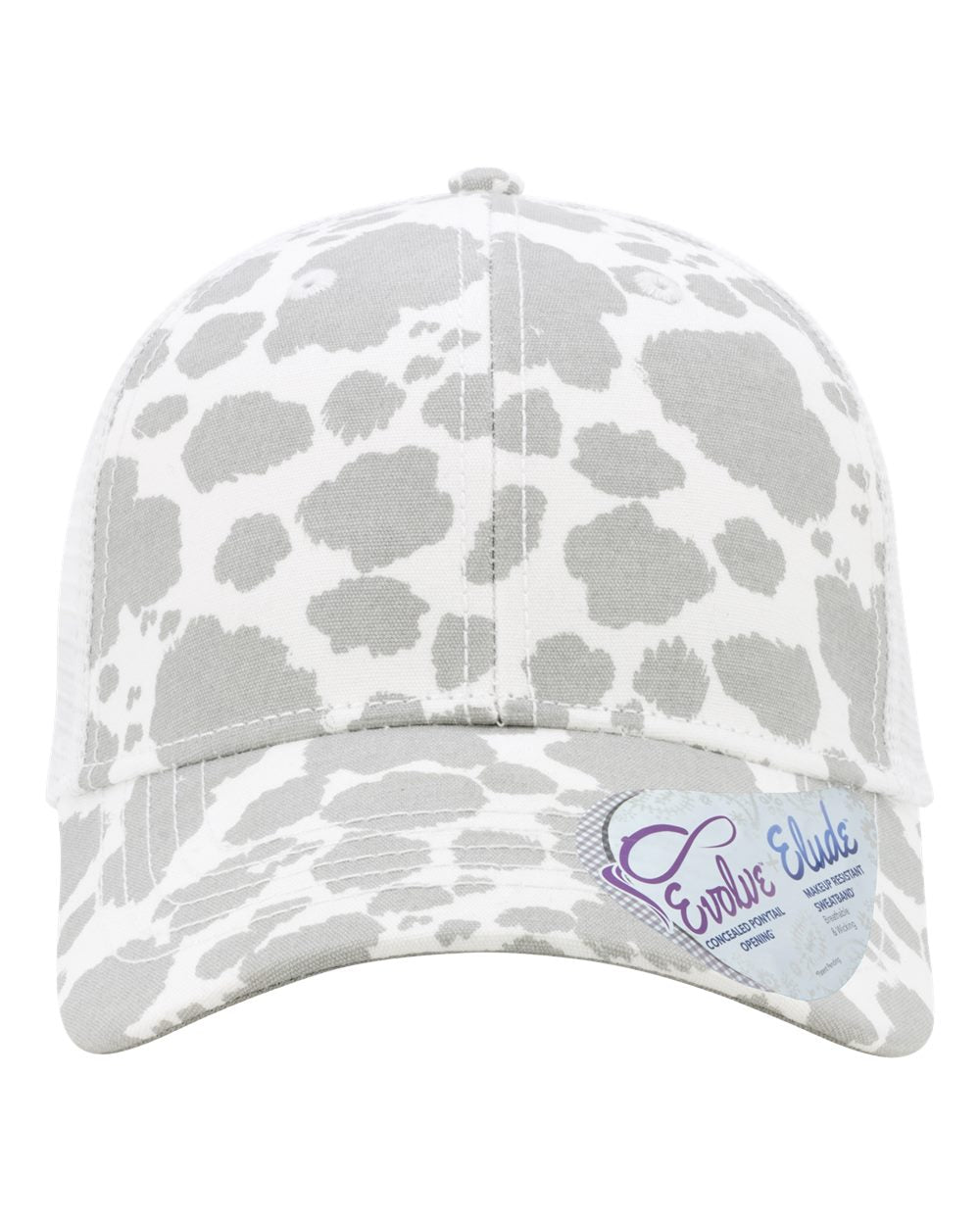 Ponytail Trucker Hat with Custom Patch - Infinity Her Charlie
