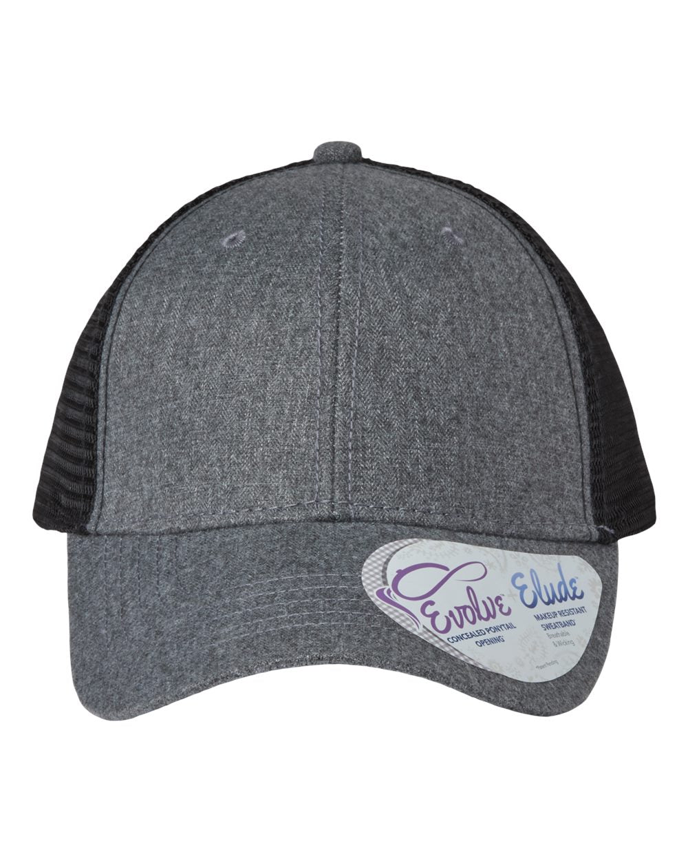 Ponytail Trucker Hat with Custom Patch - Infinity Her Charlie