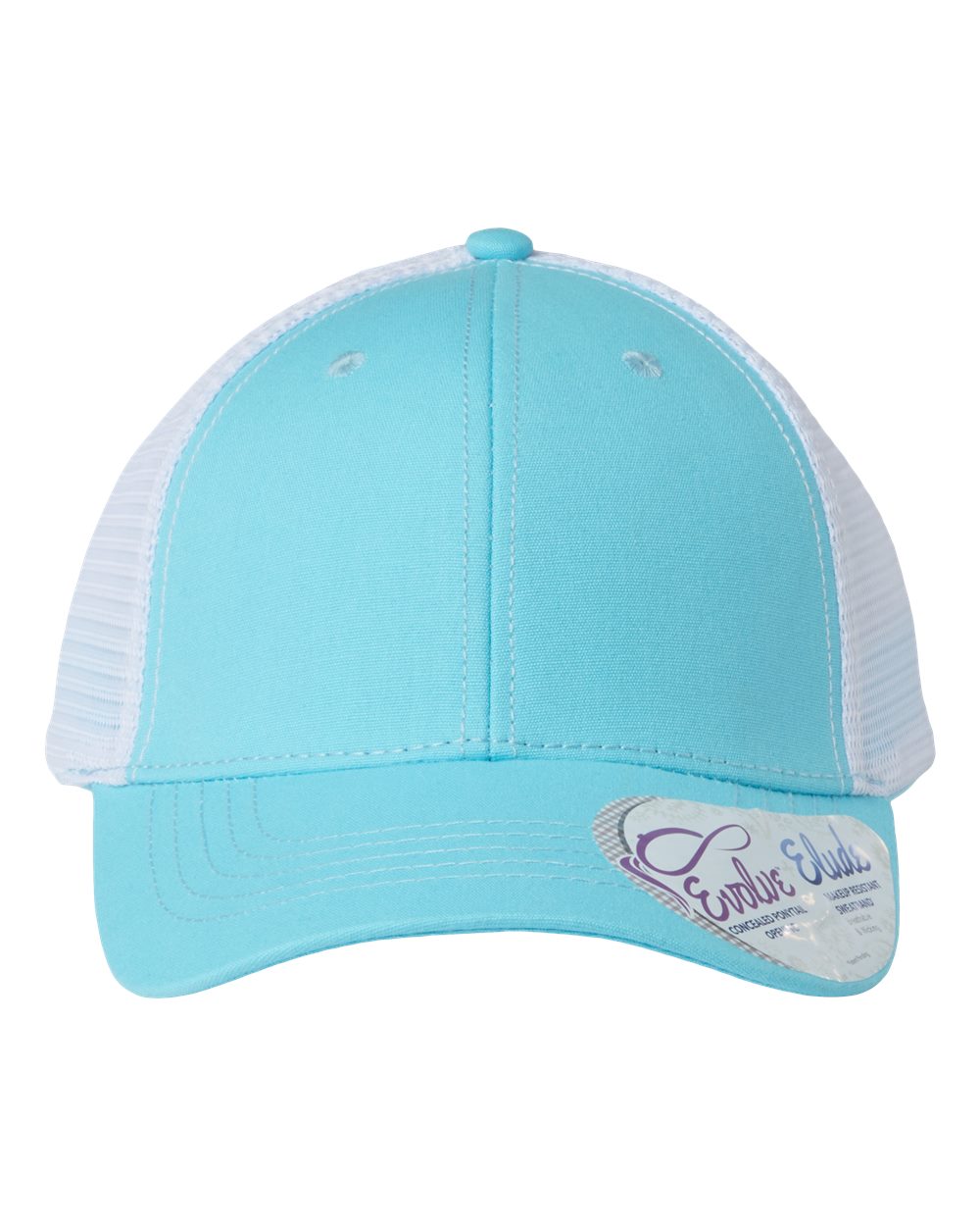 Ponytail Trucker Hat with Custom Patch - Infinity Her Charlie