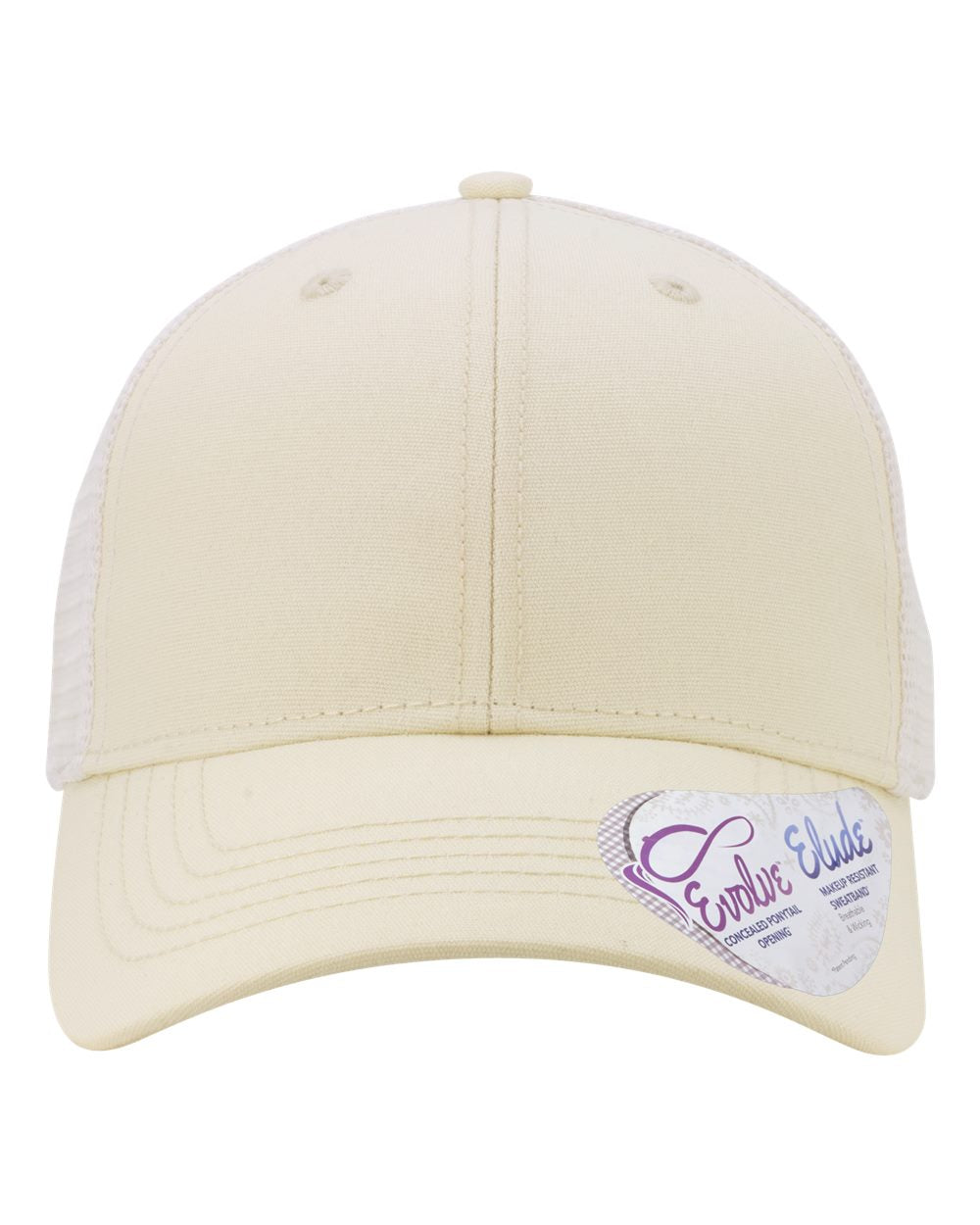 Ponytail Trucker Hat with Custom Patch - Infinity Her Charlie