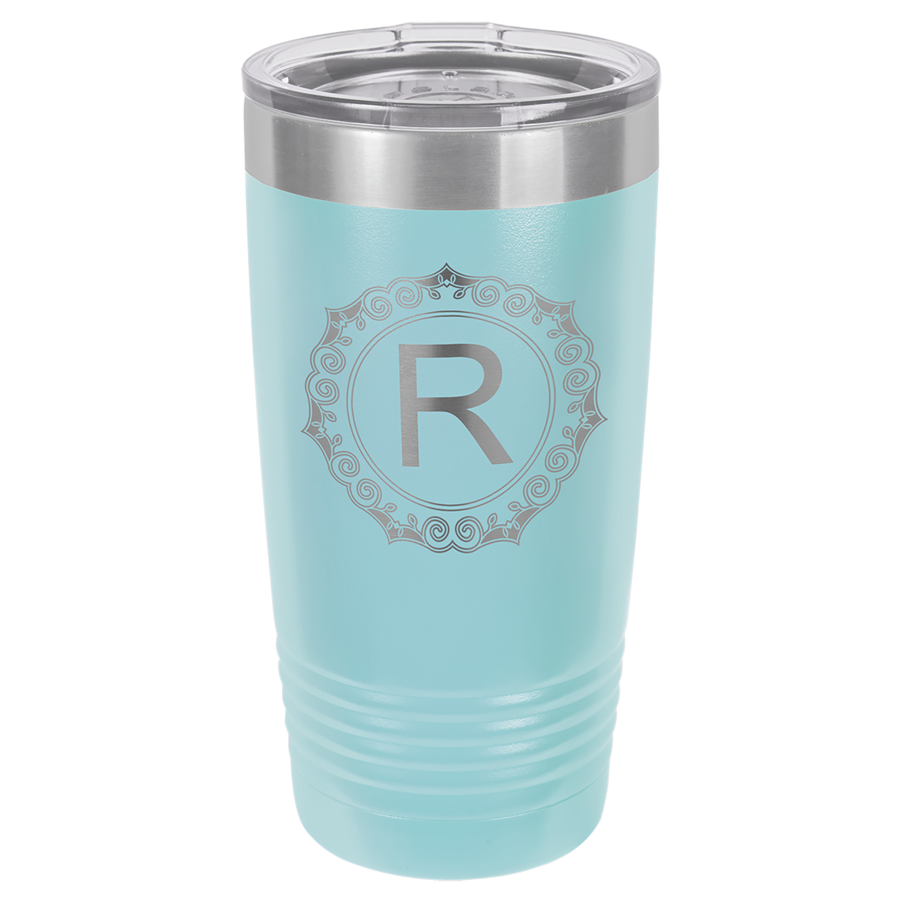 Personalized 20 oz. Vacuum Insulated Ringneck Tumbler with Clear Lid - Polar Camel