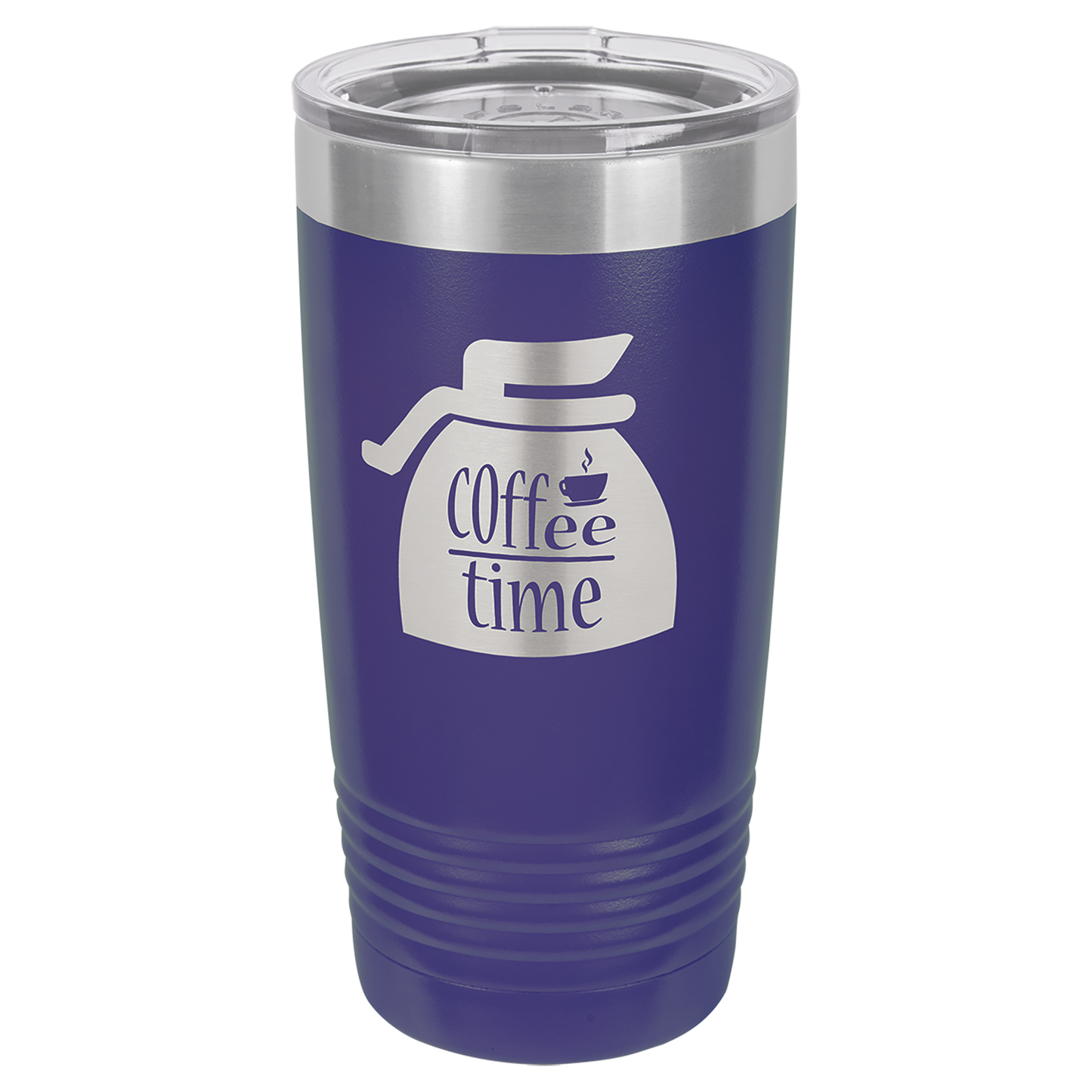 Personalized 20 oz. Vacuum Insulated Ringneck Tumbler with Clear Lid - Polar Camel