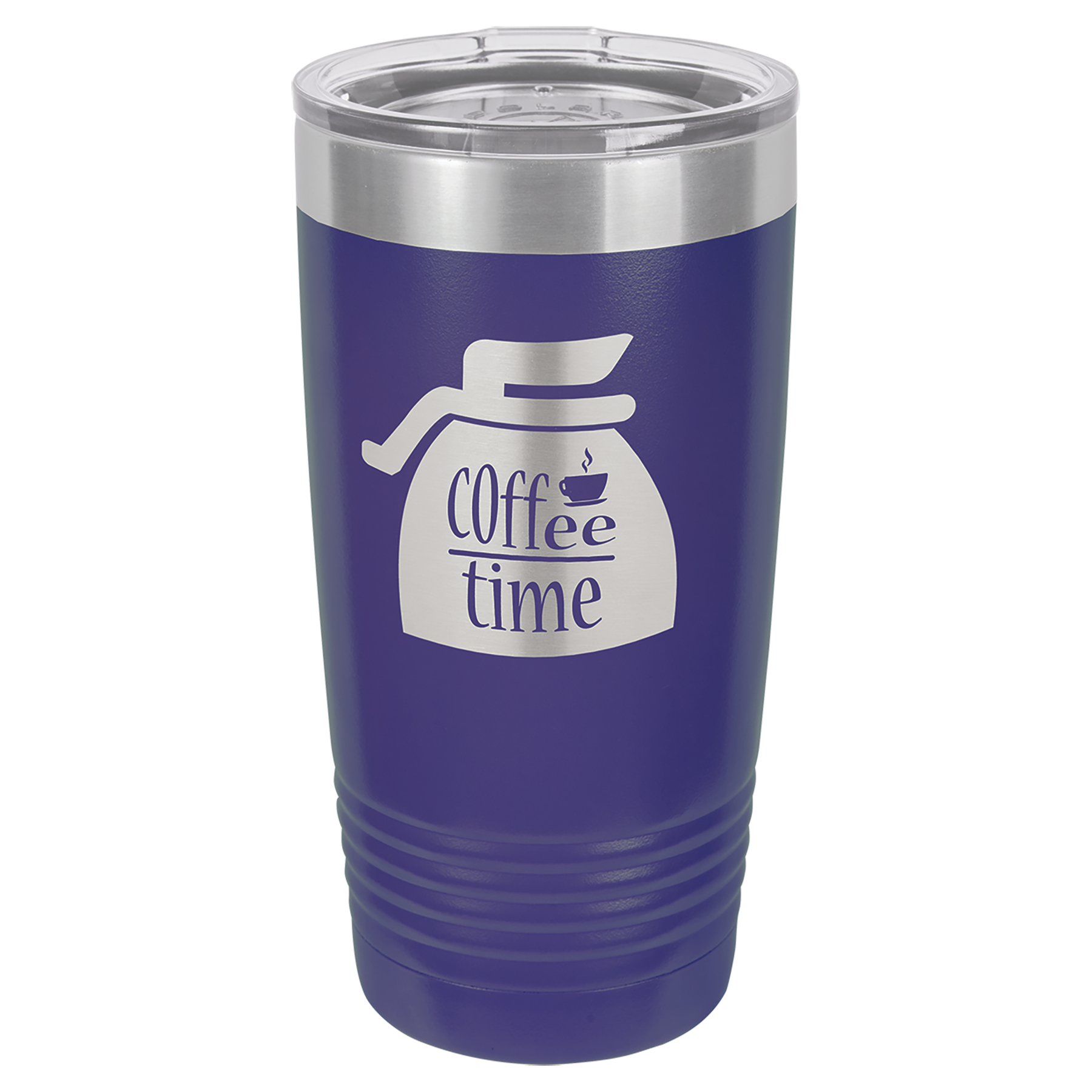 Personalized 20 oz. Vacuum Insulated Ringneck Tumbler with Clear Lid - Polar Camel