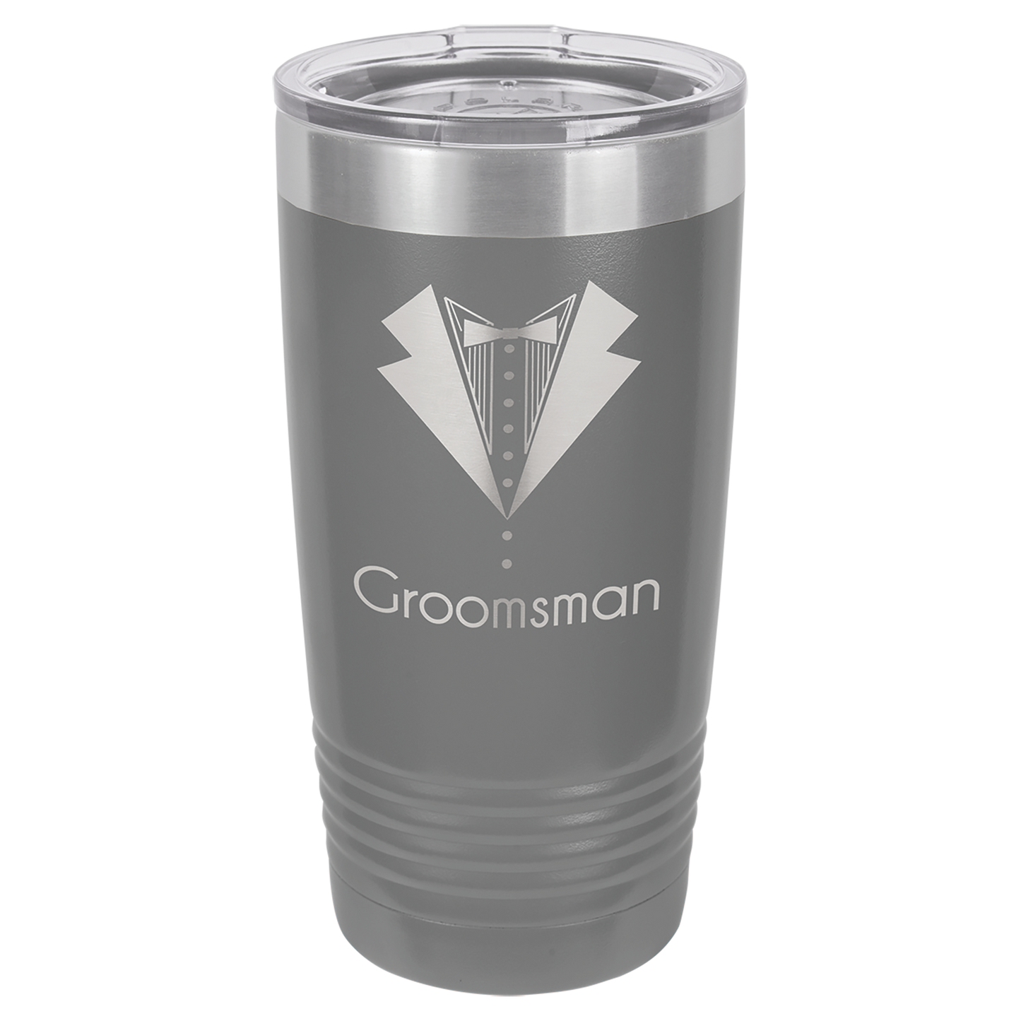 Personalized 20 oz. Vacuum Insulated Ringneck Tumbler with Clear Lid - Polar Camel