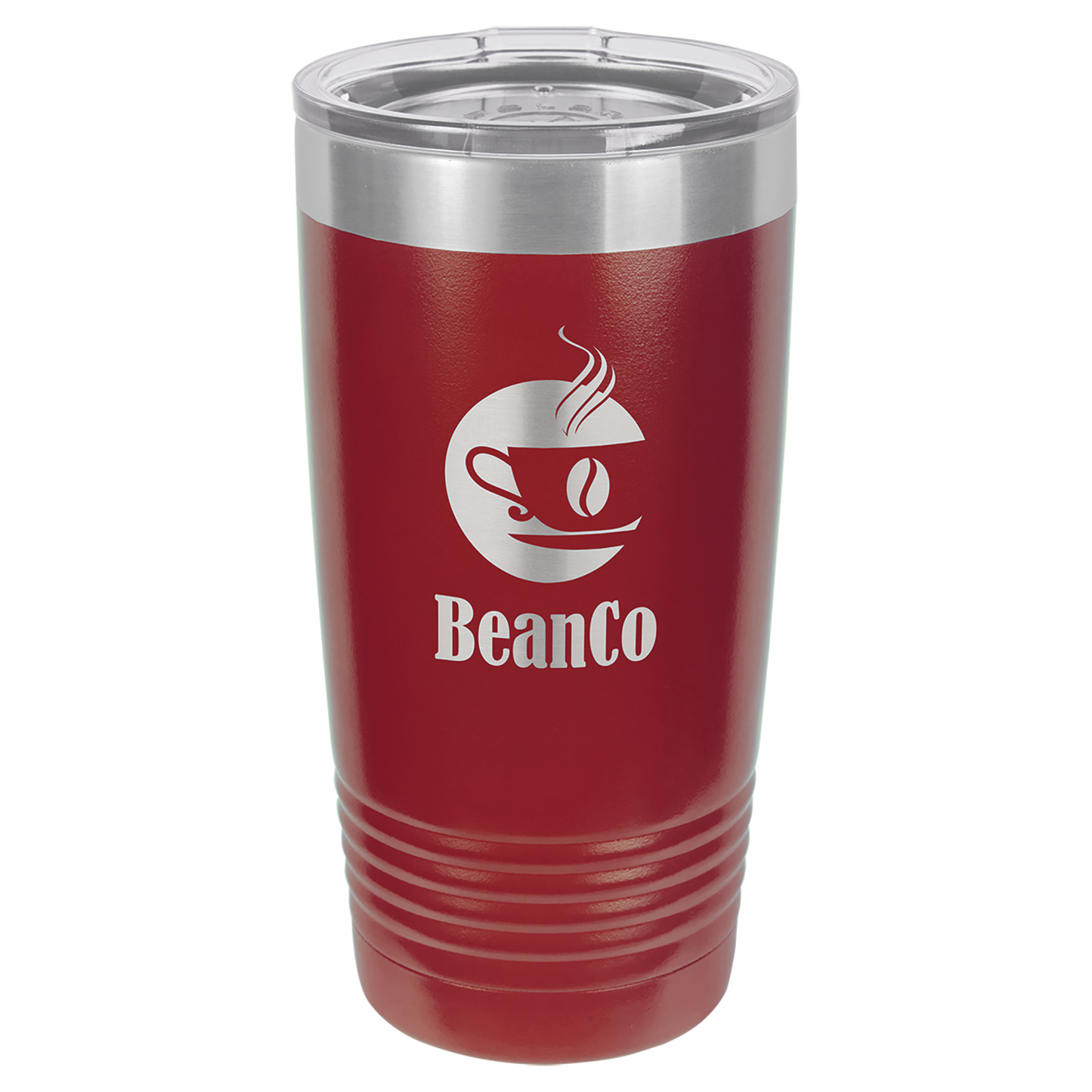 Personalized 20 oz. Vacuum Insulated Ringneck Tumbler with Clear Lid - Polar Camel