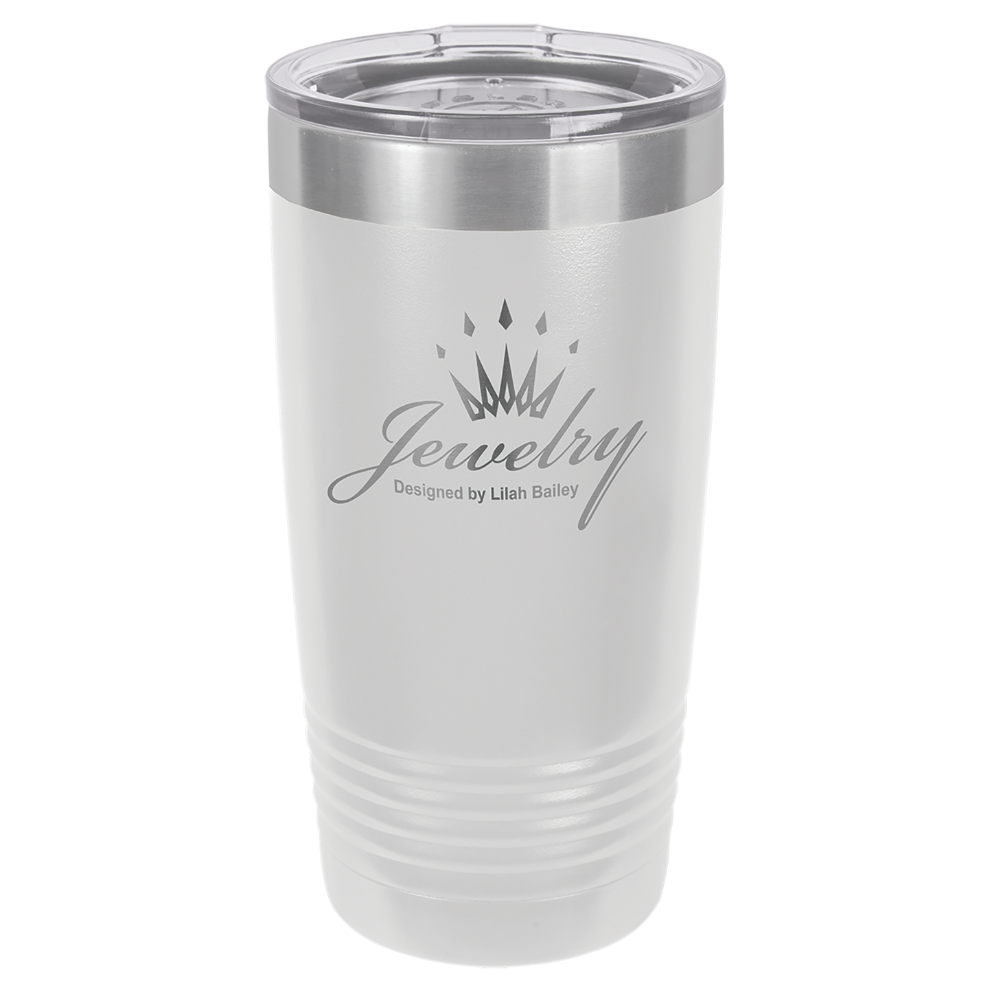 Personalized 20 oz. Vacuum Insulated Ringneck Tumbler with Clear Lid - Polar Camel