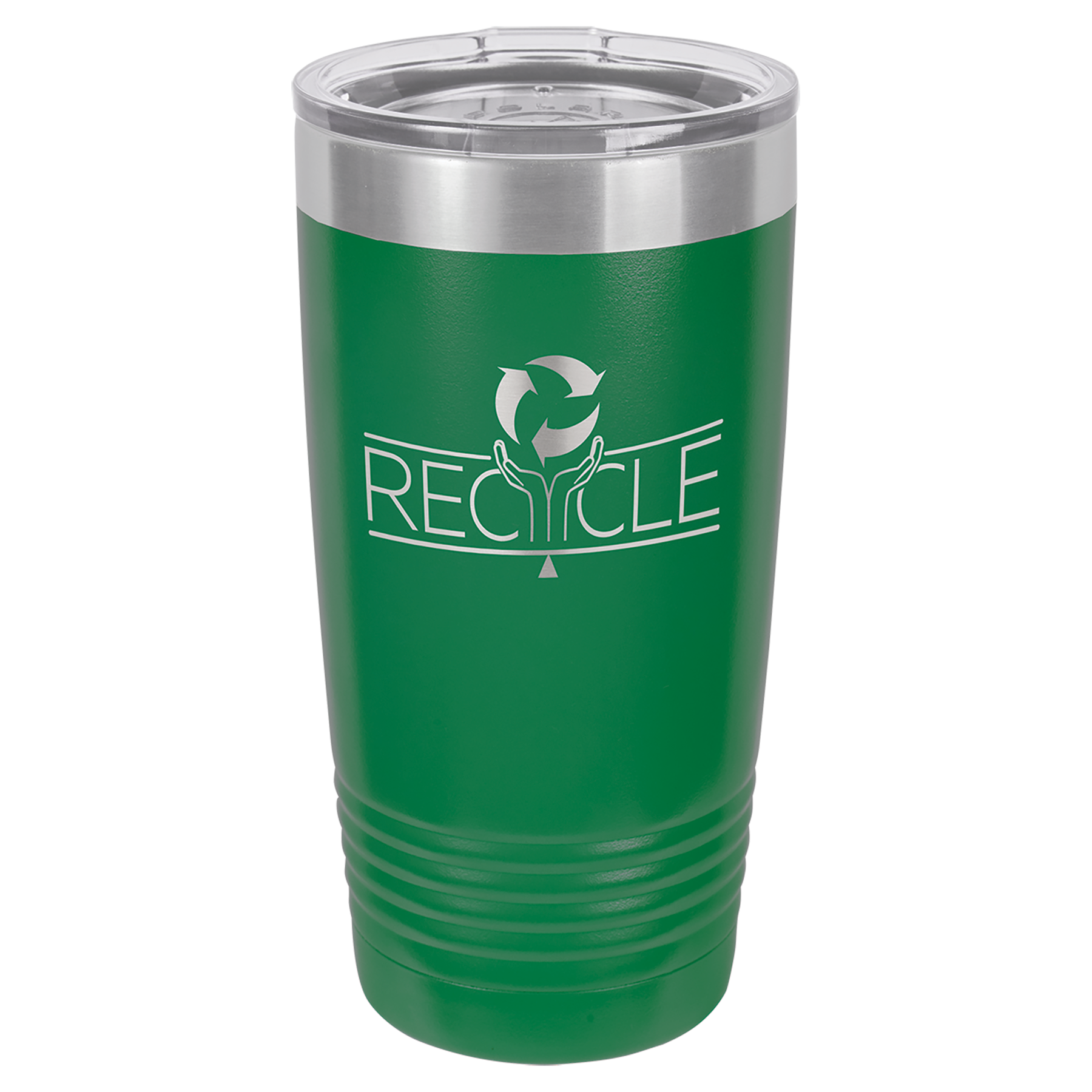 Personalized 20 oz. Vacuum Insulated Ringneck Tumbler with Clear Lid - Polar Camel