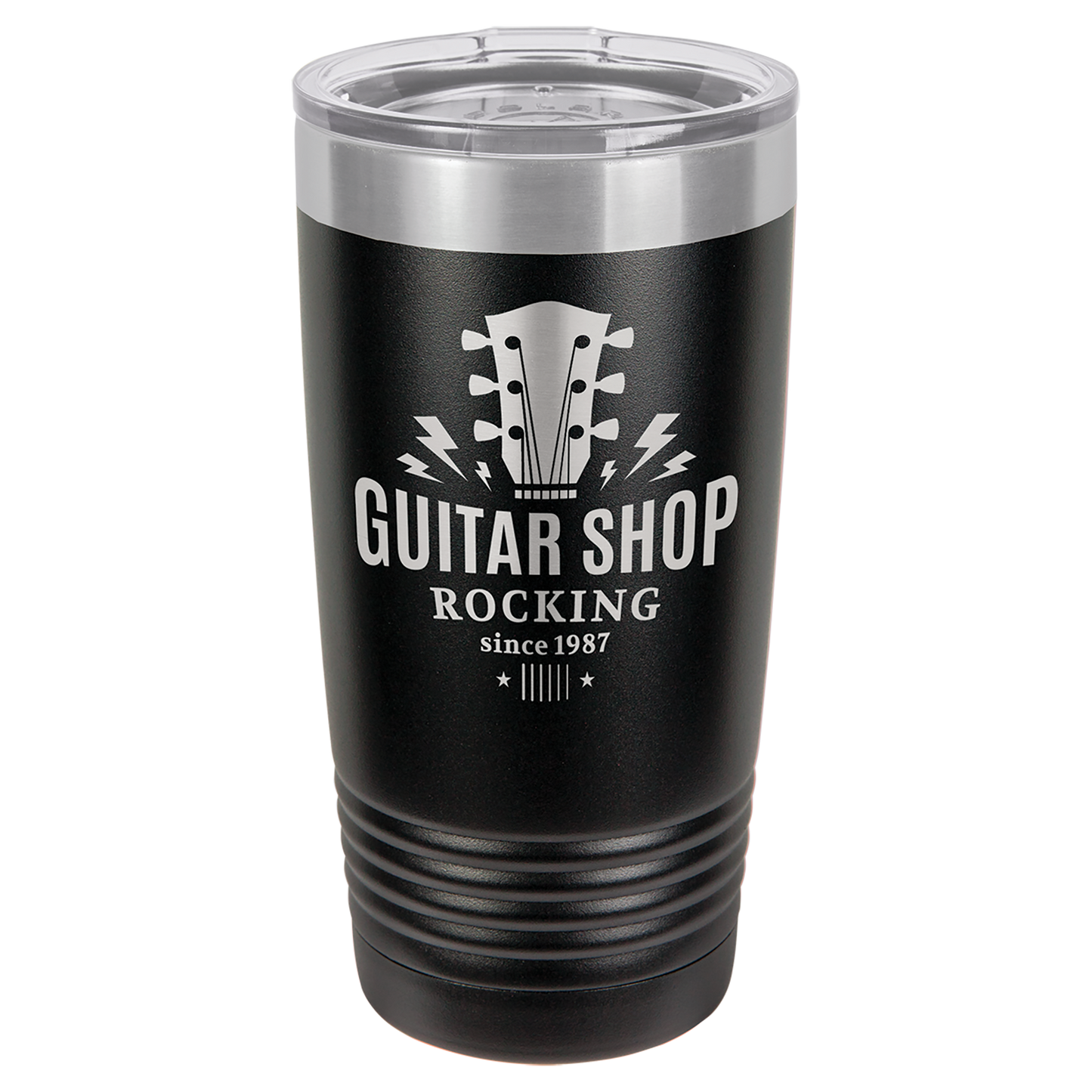 Personalized 20 oz. Vacuum Insulated Ringneck Tumbler with Clear Lid - Polar Camel
