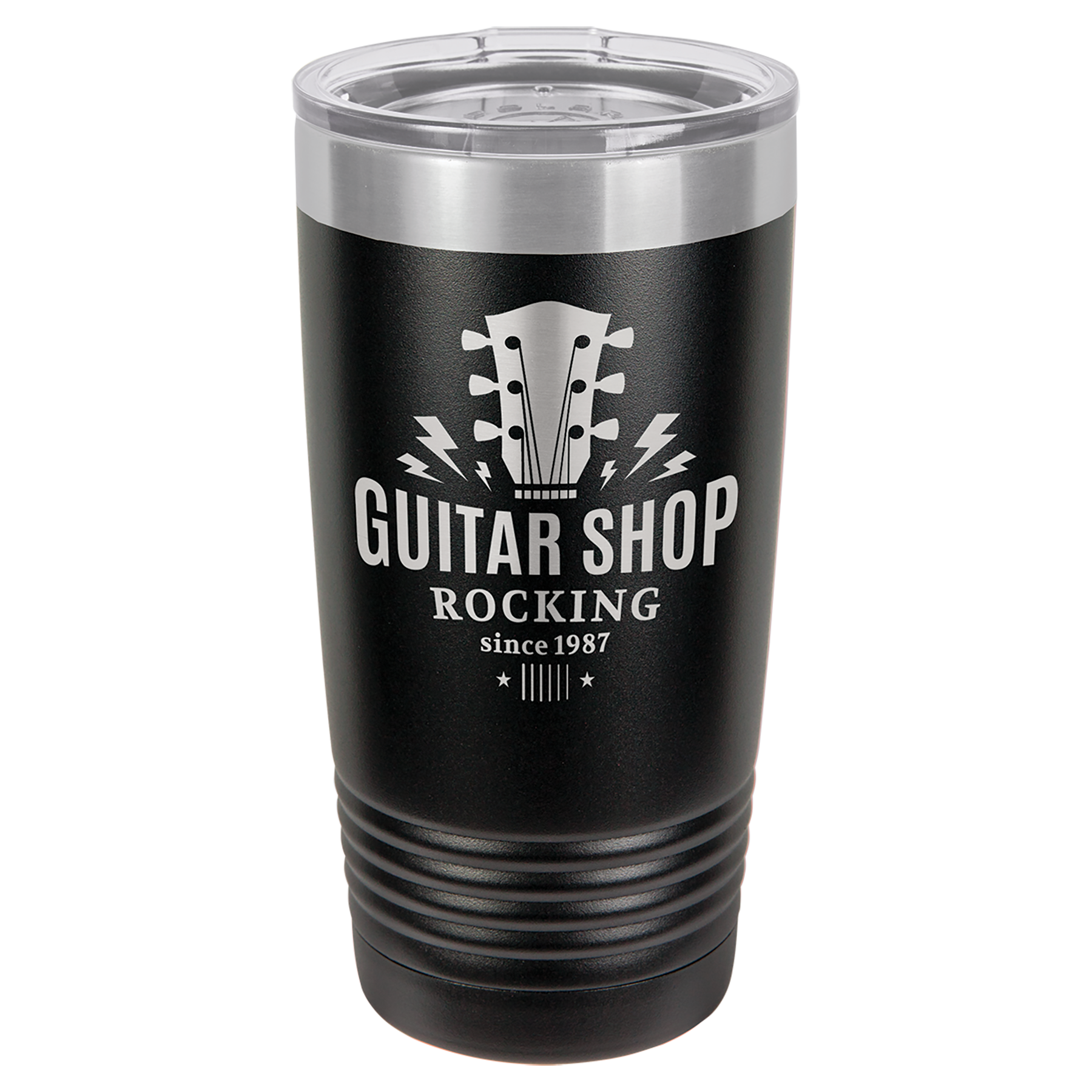 Personalized 20 oz. Vacuum Insulated Ringneck Tumbler with Clear Lid - Polar Camel