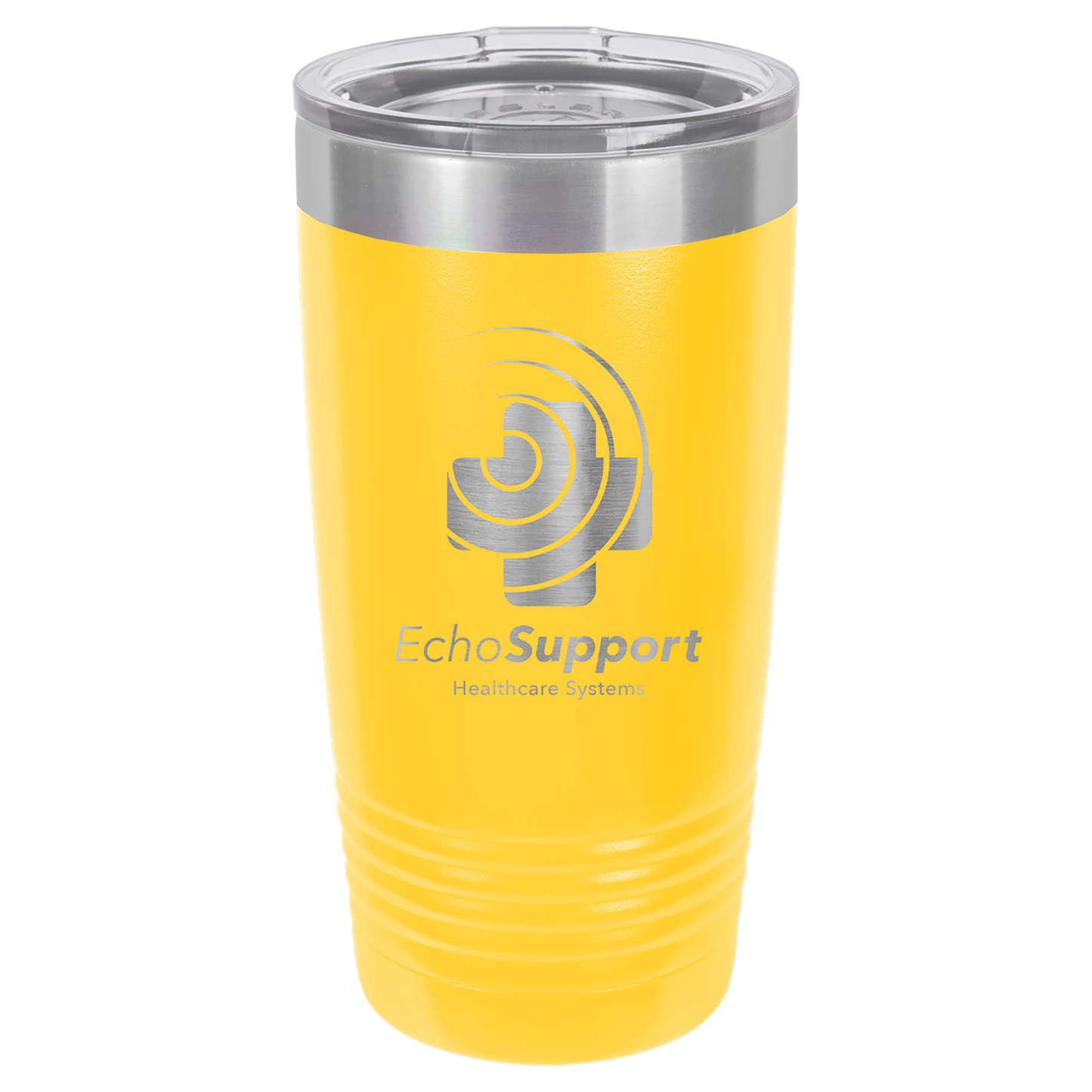 Personalized 20 oz. Vacuum Insulated Ringneck Tumbler with Clear Lid - Polar Camel