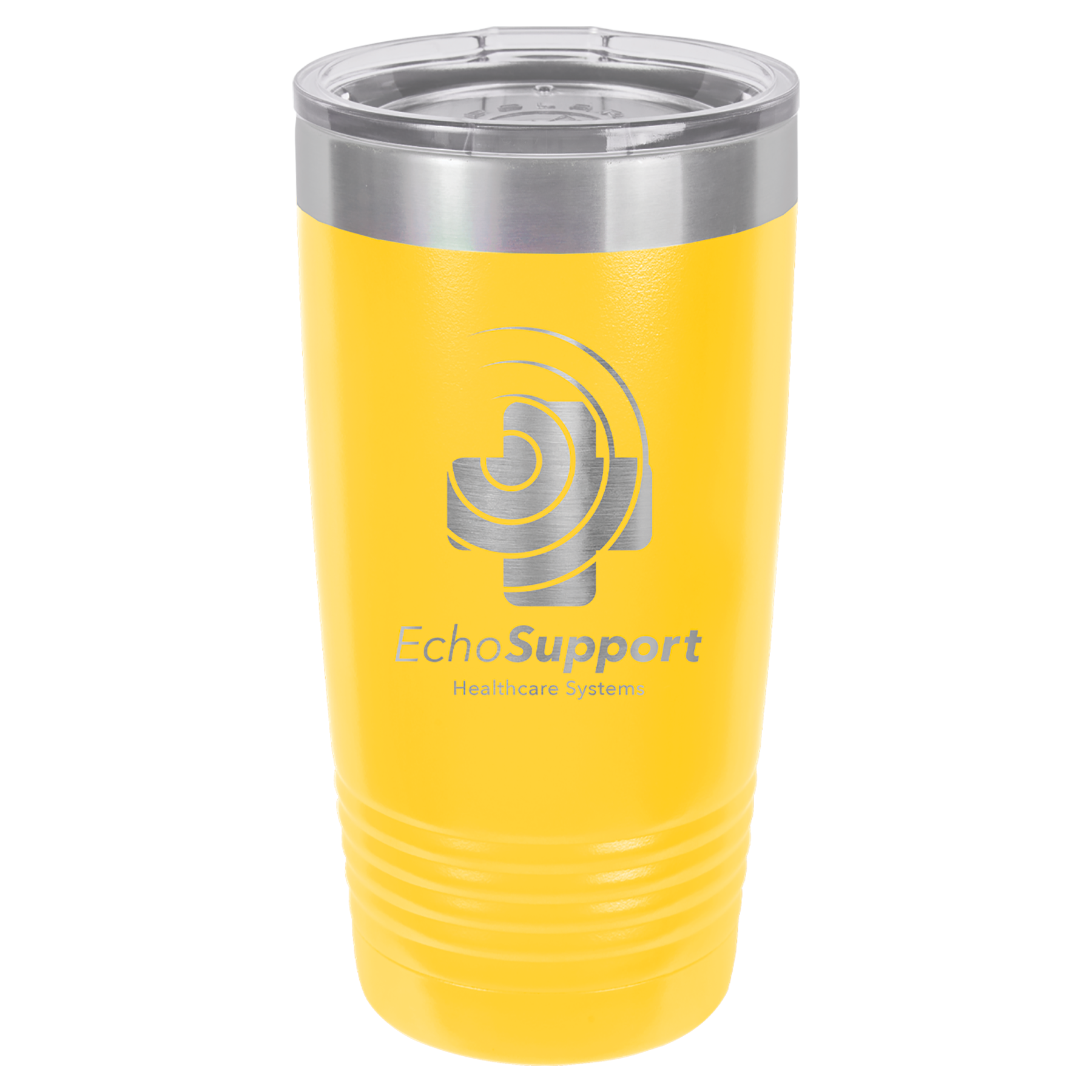 Personalized 20 oz. Vacuum Insulated Ringneck Tumbler with Clear Lid - Polar Camel