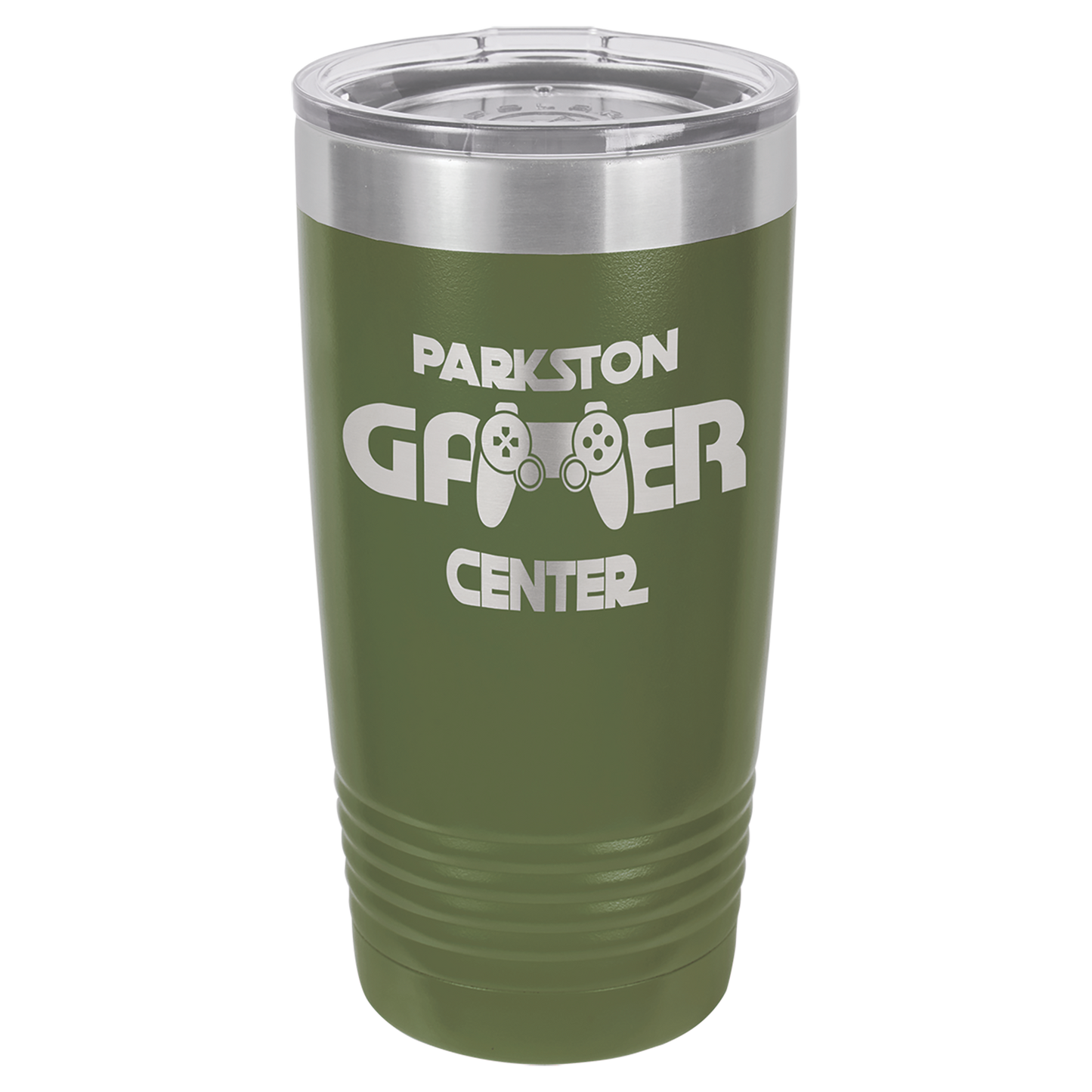 Personalized 20 oz. Vacuum Insulated Ringneck Tumbler with Clear Lid - Polar Camel