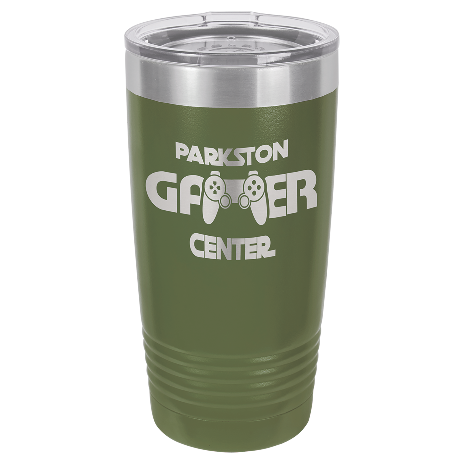 Personalized 20 oz. Vacuum Insulated Ringneck Tumbler with Clear Lid - Polar Camel