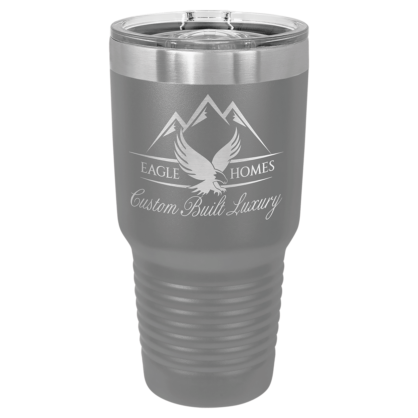 Personalized 30 oz. Vacuum Insulated Ringneck Tumbler with Clear Slider Lid - Polar Camel
