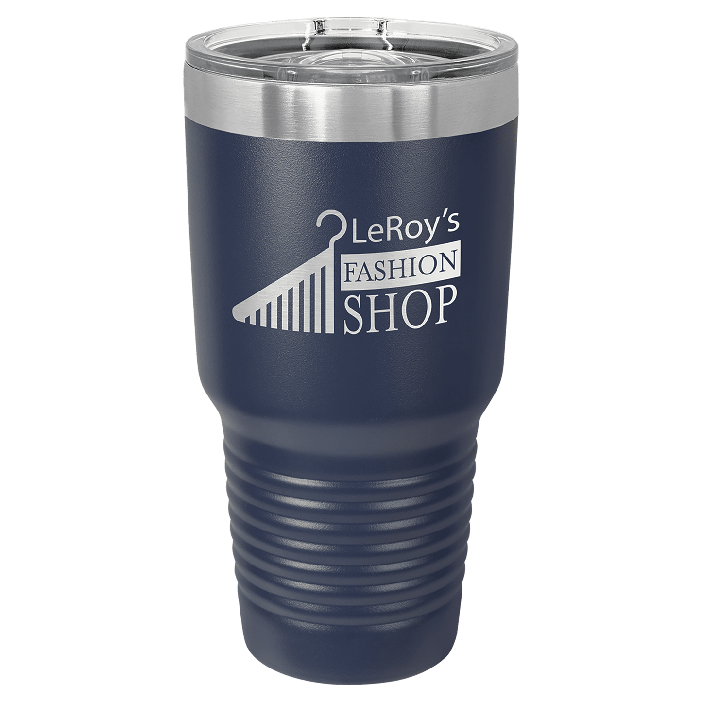 Personalized 30 oz. Vacuum Insulated Ringneck Tumbler with Clear Slider Lid - Polar Camel