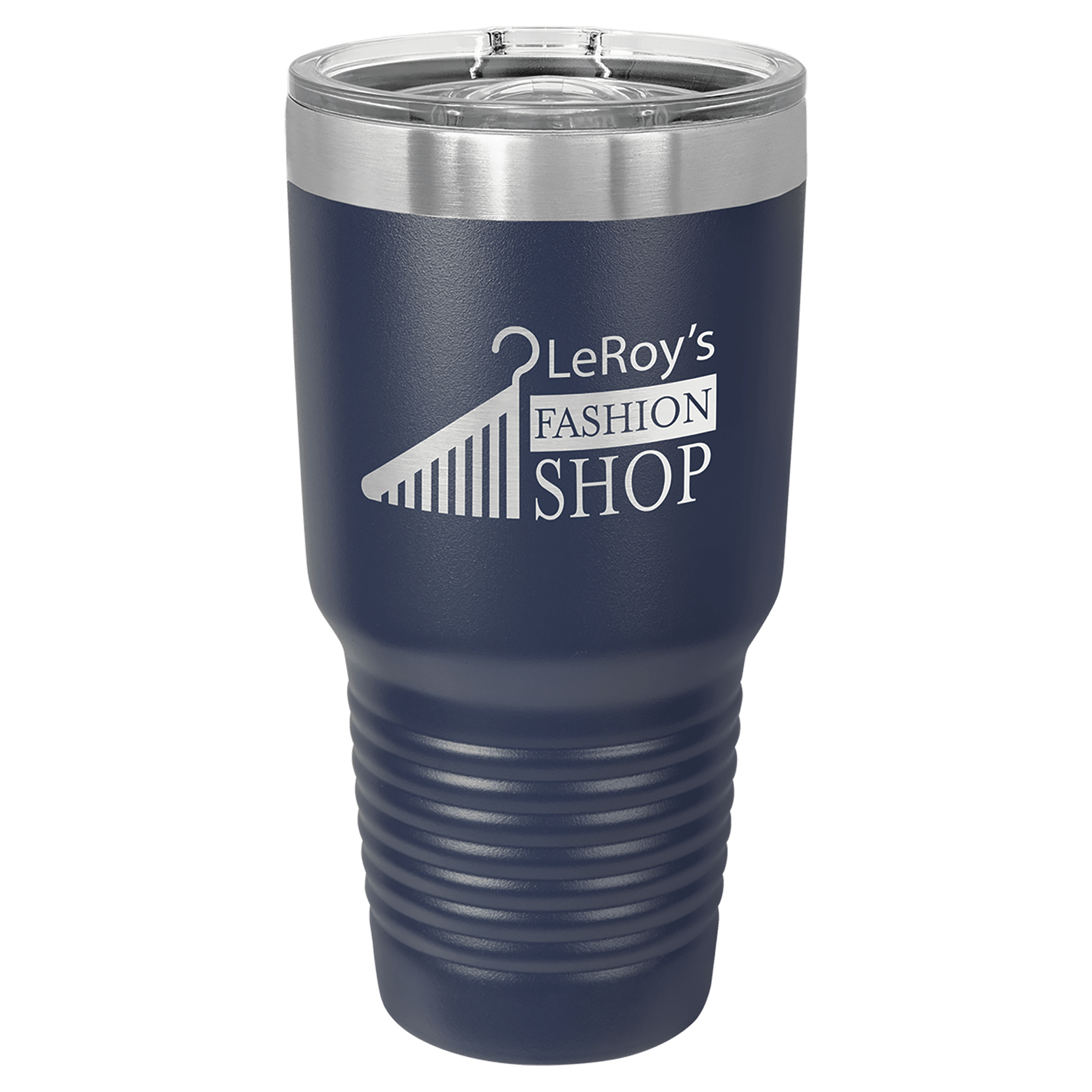 Personalized 30 oz. Vacuum Insulated Ringneck Tumbler with Clear Slider Lid - Polar Camel