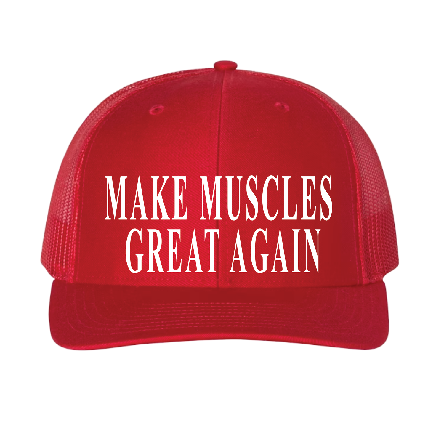 Make Muscles Great Again Richardson 112 Trucker Hat