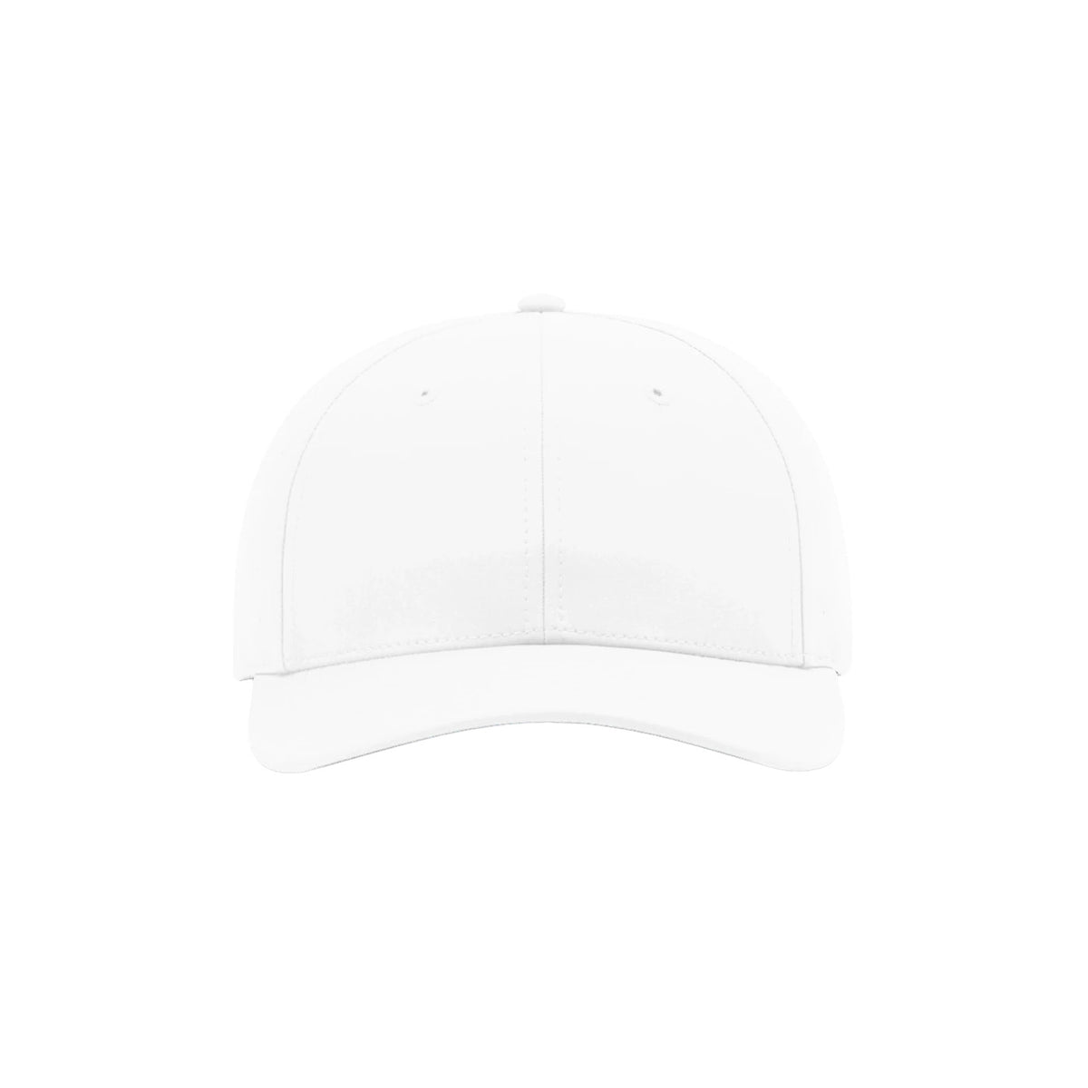Richardson 228 low profile performance cap in white, front view
