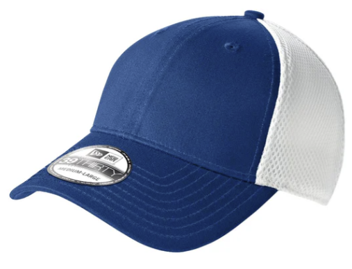 New Era 39Thirty Stretch Mesh Hat with Custom Patch