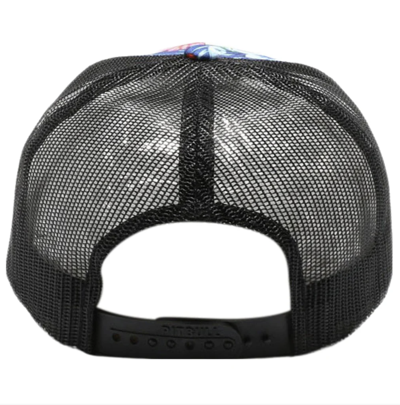 Pitbull Cambridge PB310 5 Panel Mesh Back Hat Floral Snapback with Custom Patch