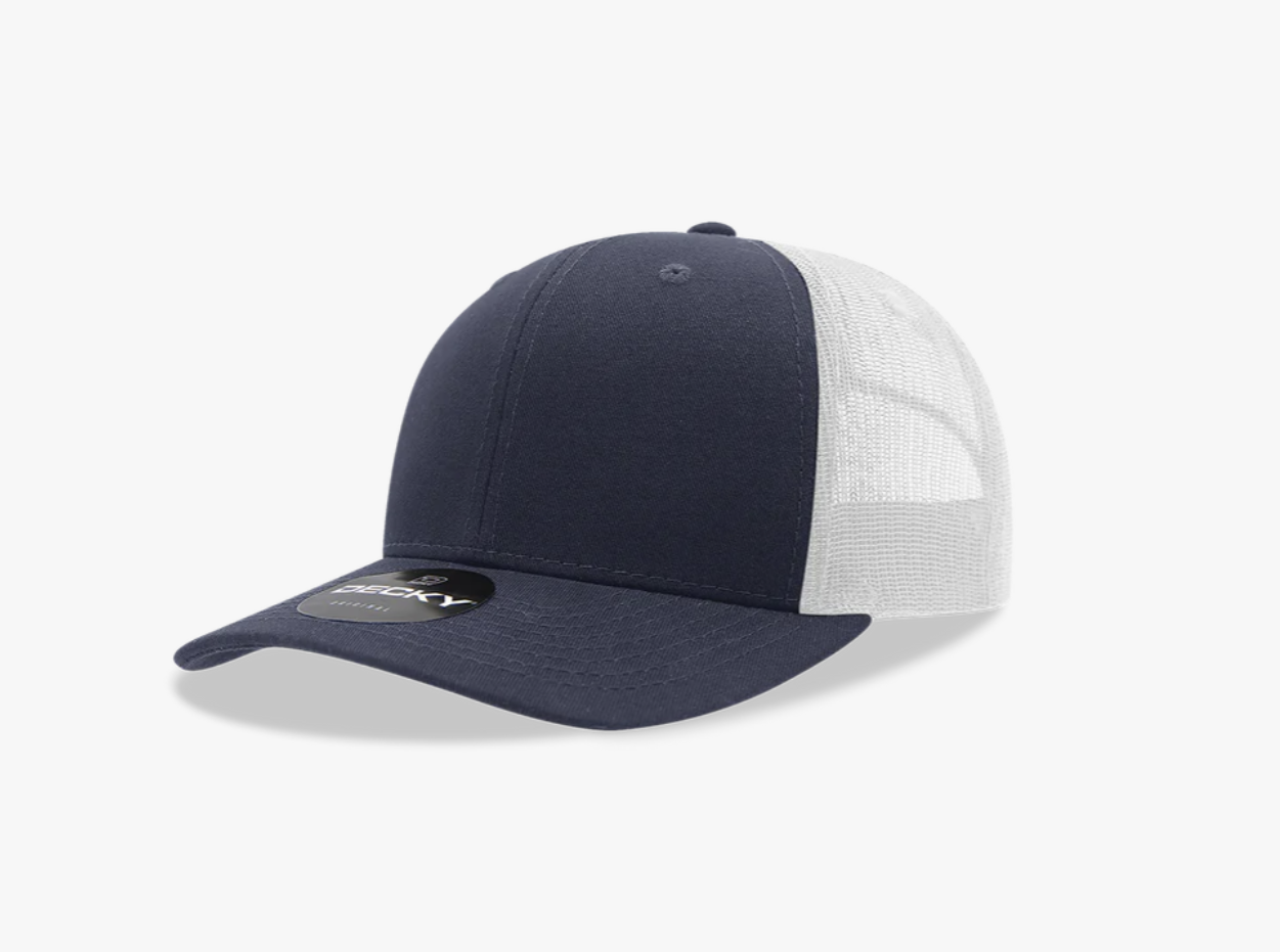 Youth 6 Panel Mid Profile Structured Snapback Decky 5019 with Custom Patch