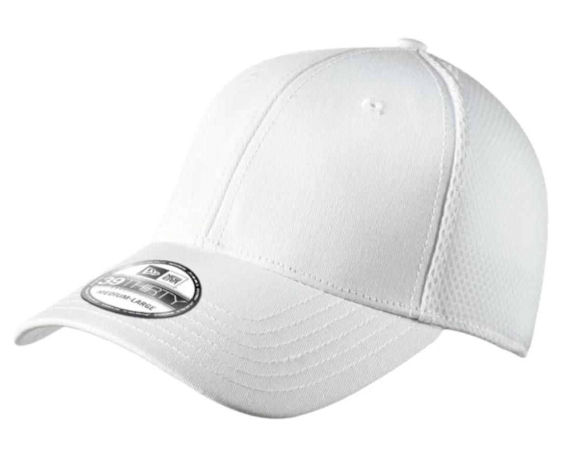 New Era 39Thirty Stretch Mesh Hat with Custom Patch