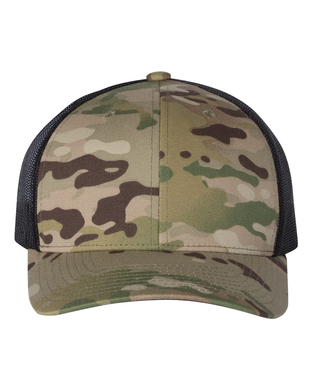Yupoong 6606 Trucker Hat with Engraved Leather Patch