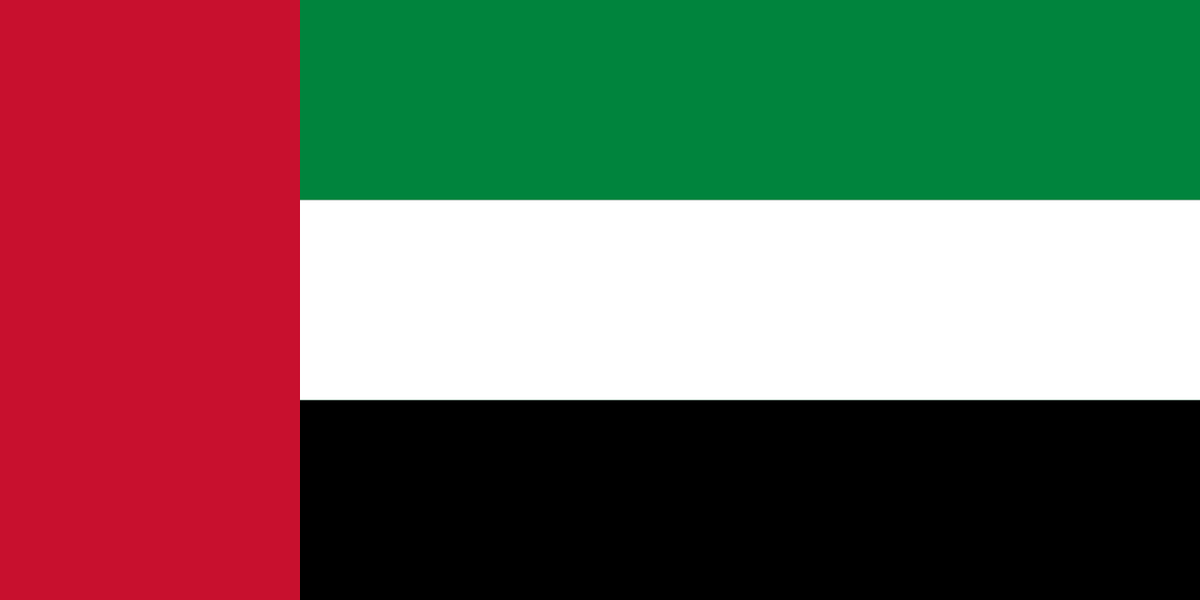 United Arab Emirates flag side patch for hats