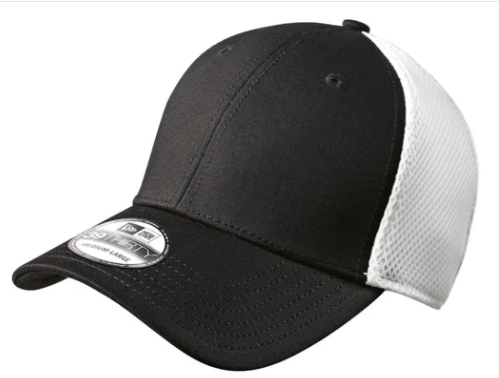 New Era 39Thirty Stretch Mesh Hat with Custom Patch