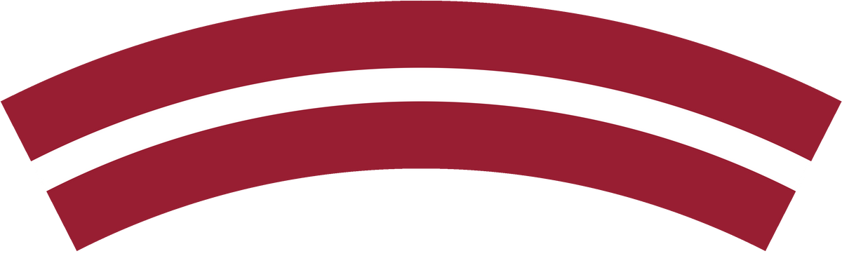 Latvia flag rear patch, curved for the back of a cap